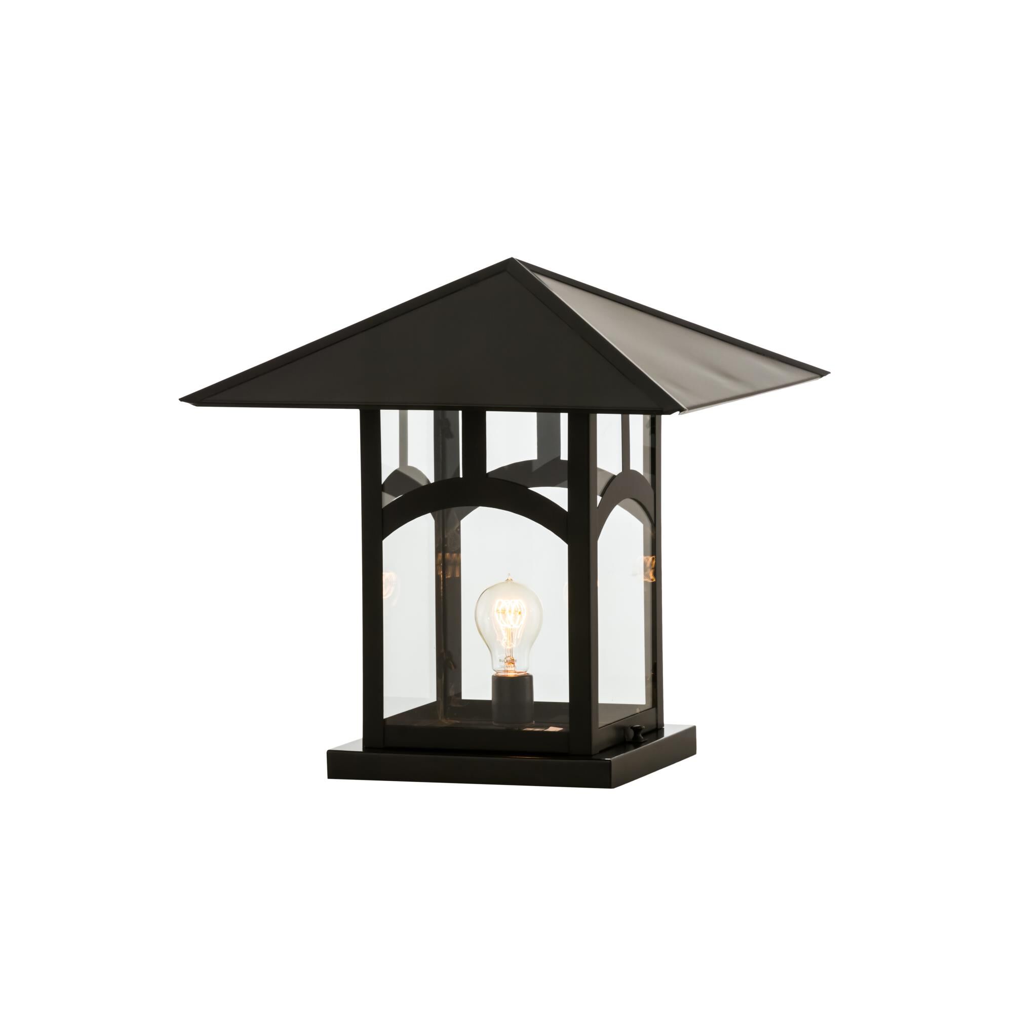 17 Inch Tall 1 Light Outdoor Pier Lamp by Meyda Lighting