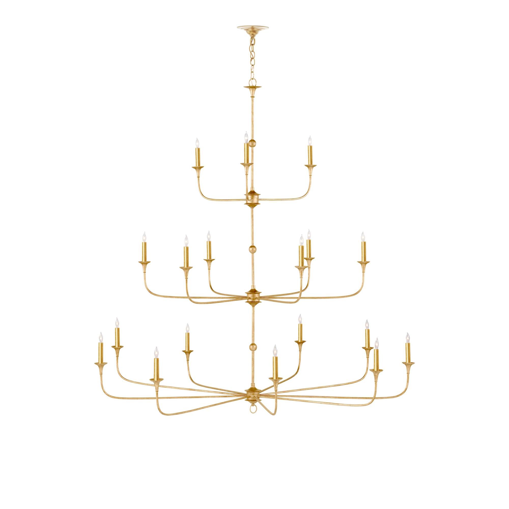 Nottaway 60 Inch Chandelier by Currey and Company