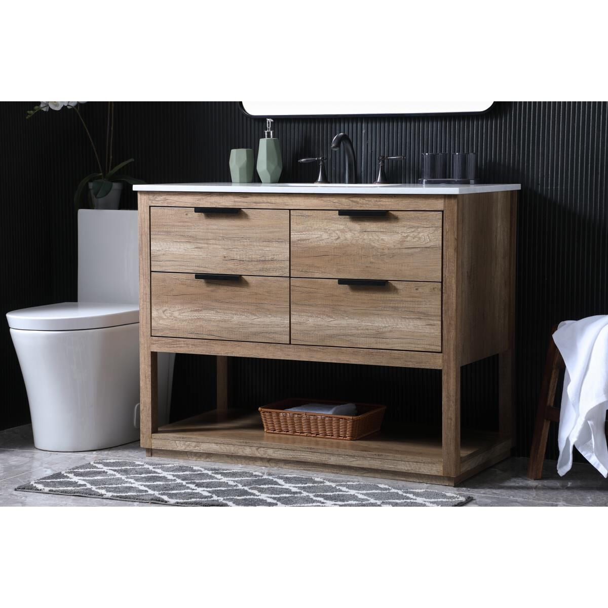 Shown in Natural Oak finish