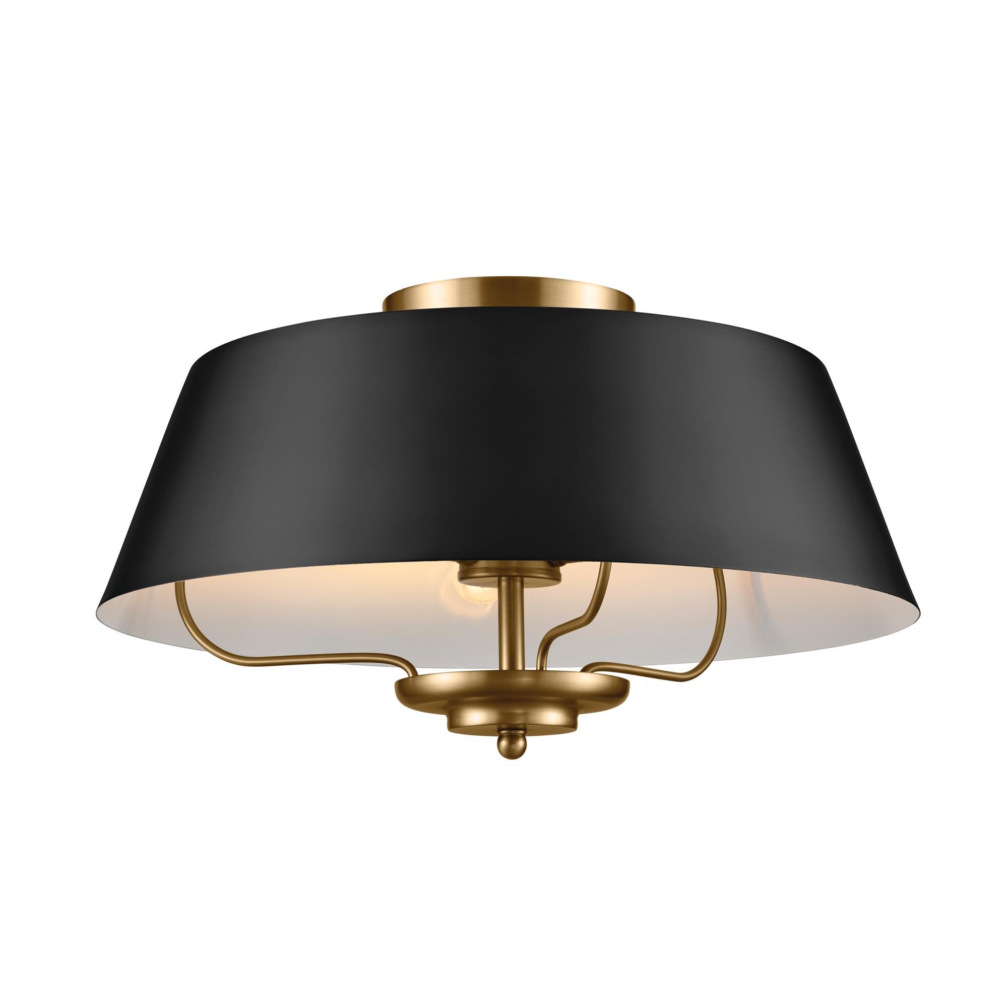 Shown in Black finish and Metal shade
