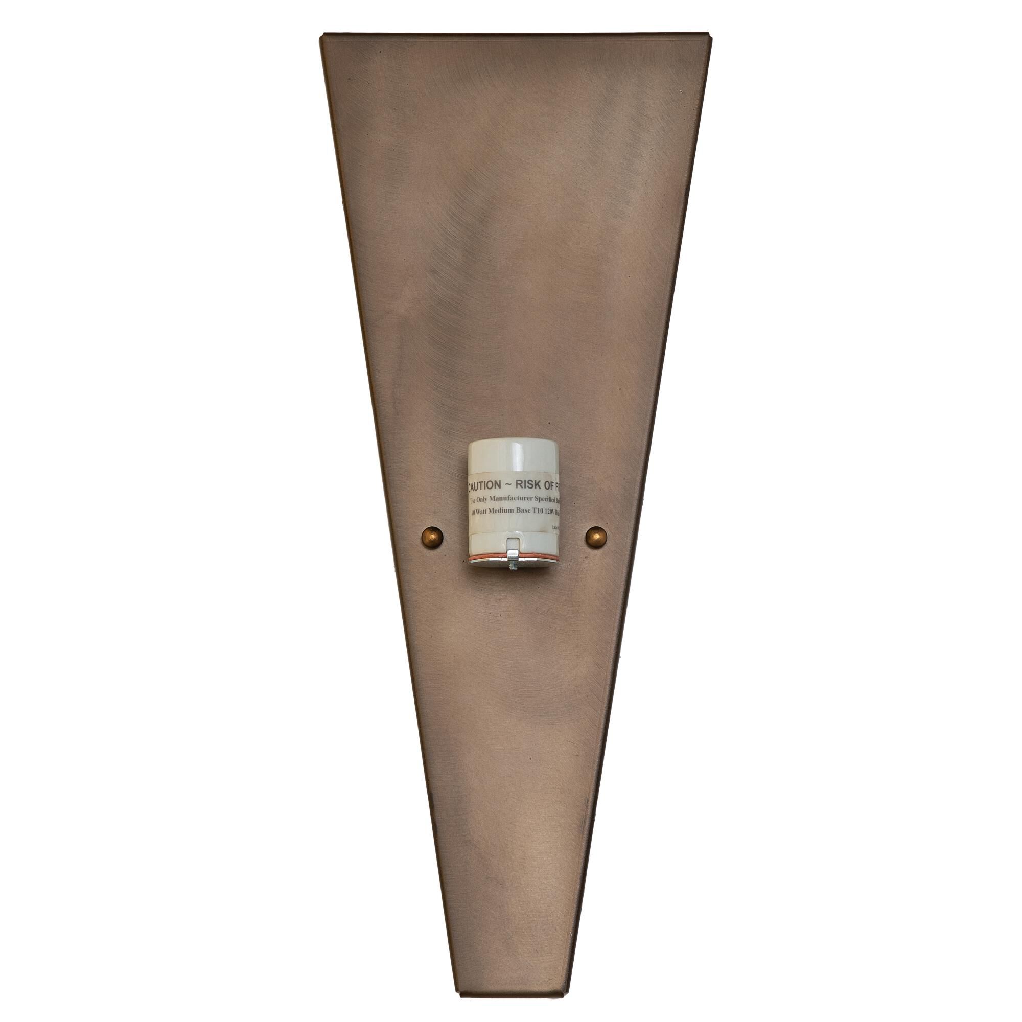 Shown in Antique Copper Finish finish and Amber Mica glass