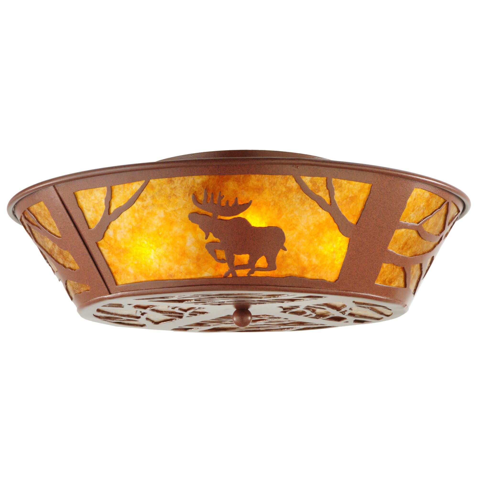 22 Inch 4 Light Flush Mount by Meyda Lighting