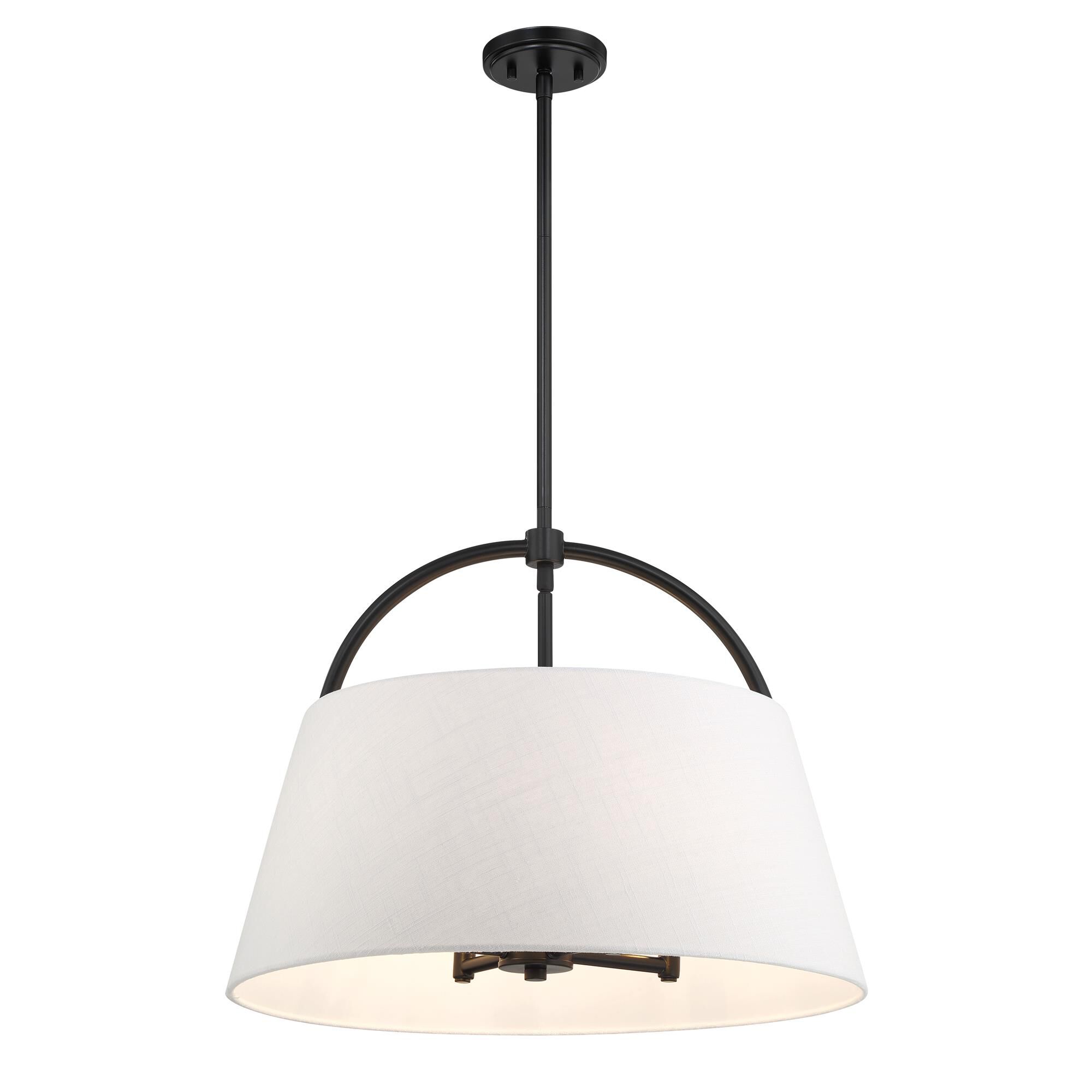 Shown in Coal finish and Fabric shade