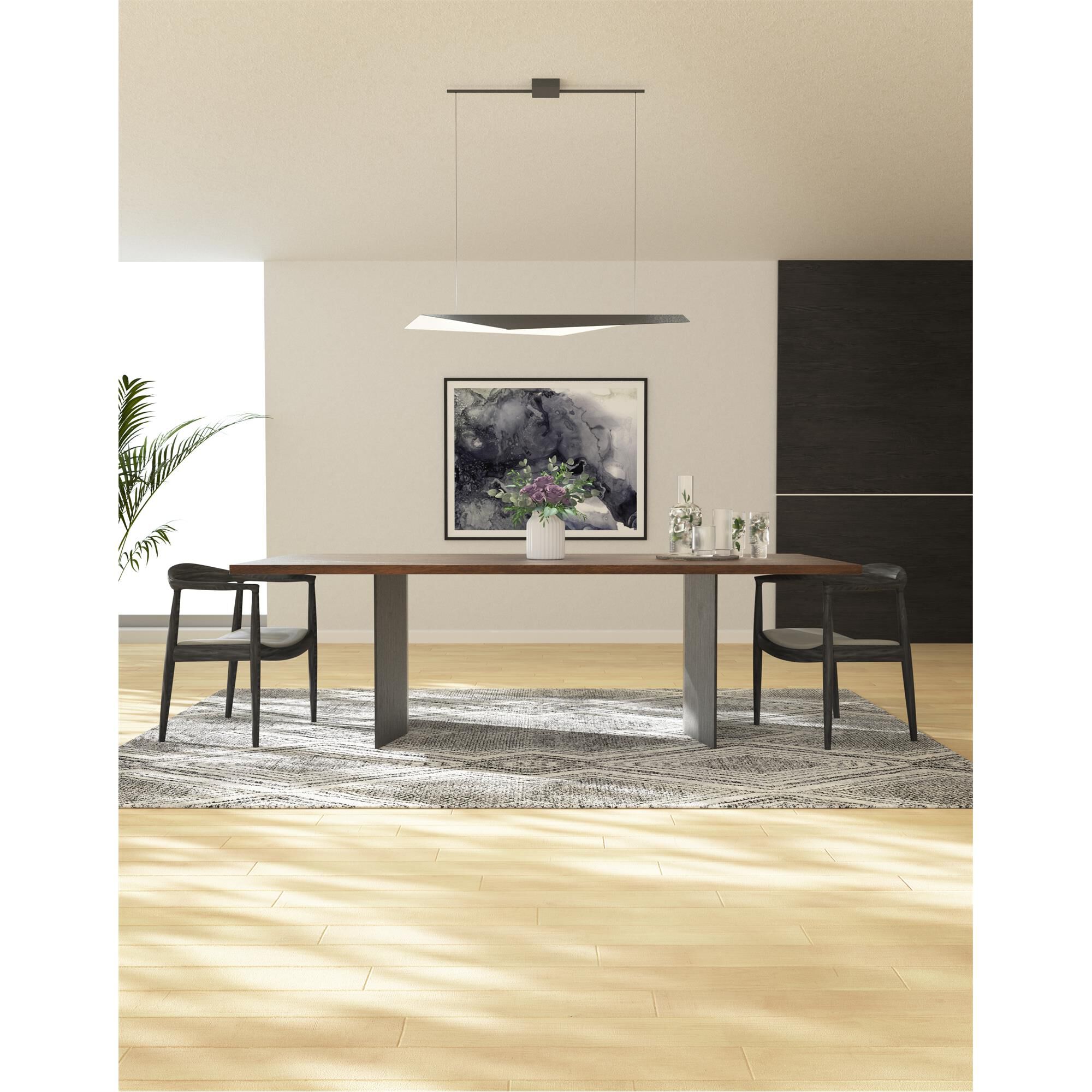 Shown in Black/White finish and Metal shade