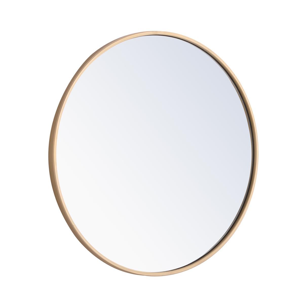 Shown in Brass finish and Clear Mirror Beveled glass