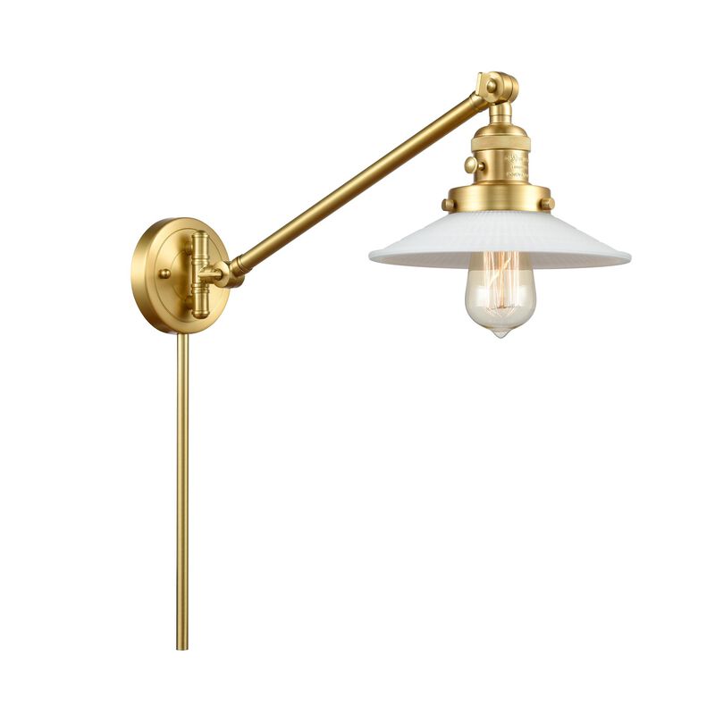 Bruno Marashlian Halophane LED Wall Swing Lamp by Innovations Lighting