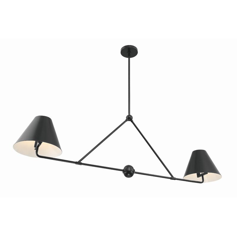Xavier 54 Inch Linear Chandelier by Crystorama