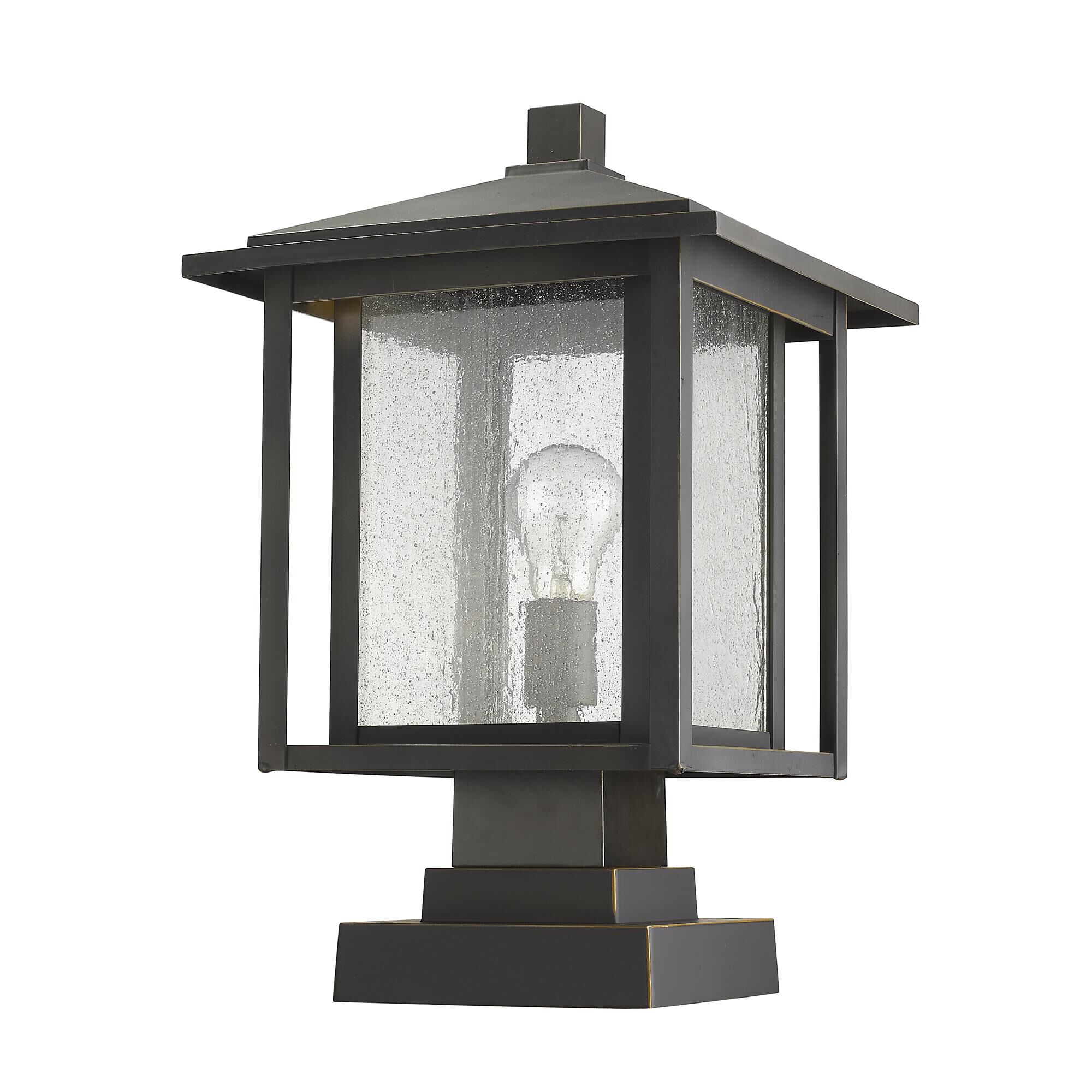 Z-Lite Aspen 17 Inch Tall Outdoor Pier Lamp