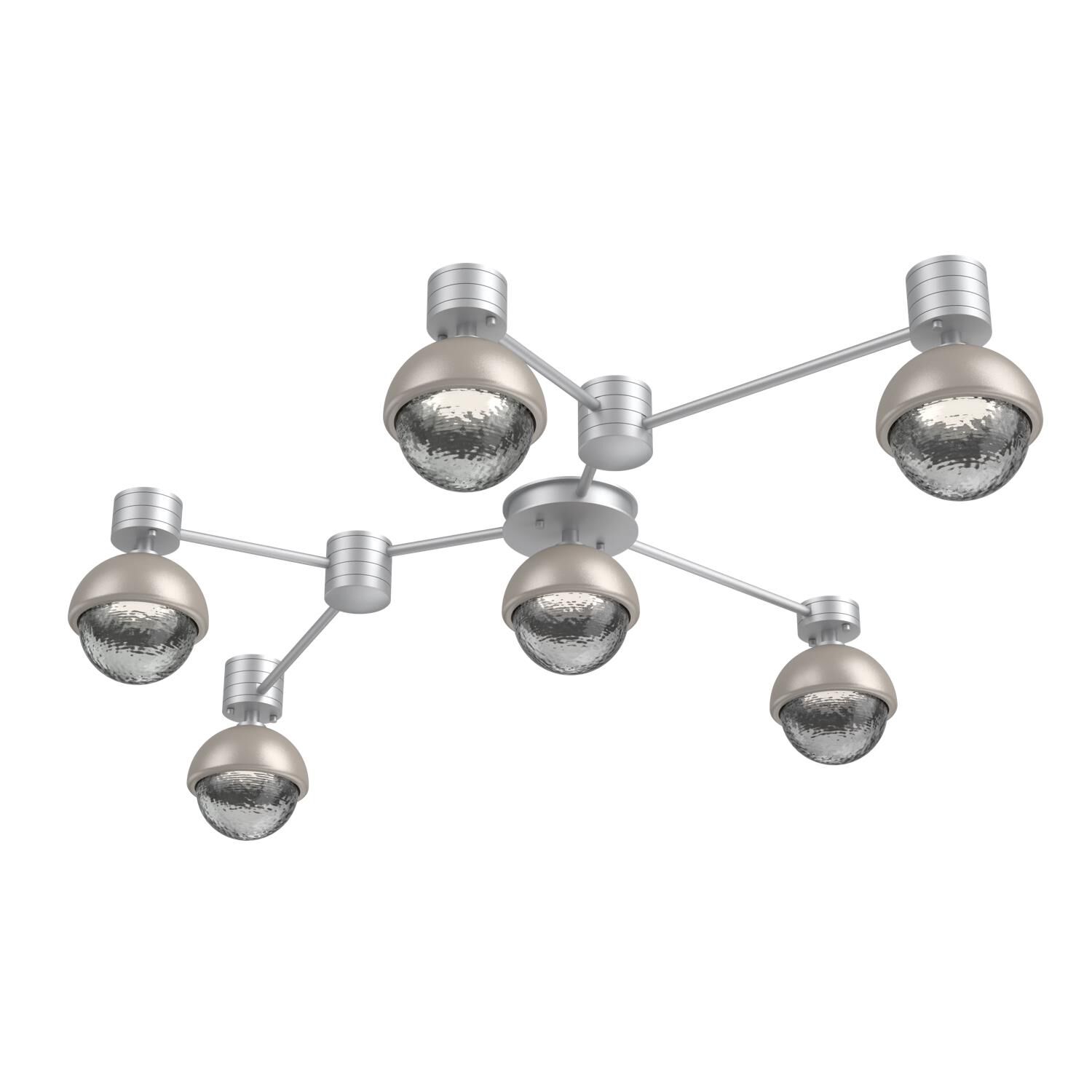 Levi Wilson Cabochon 41 Inch Flush Mount by Hammerton Studio