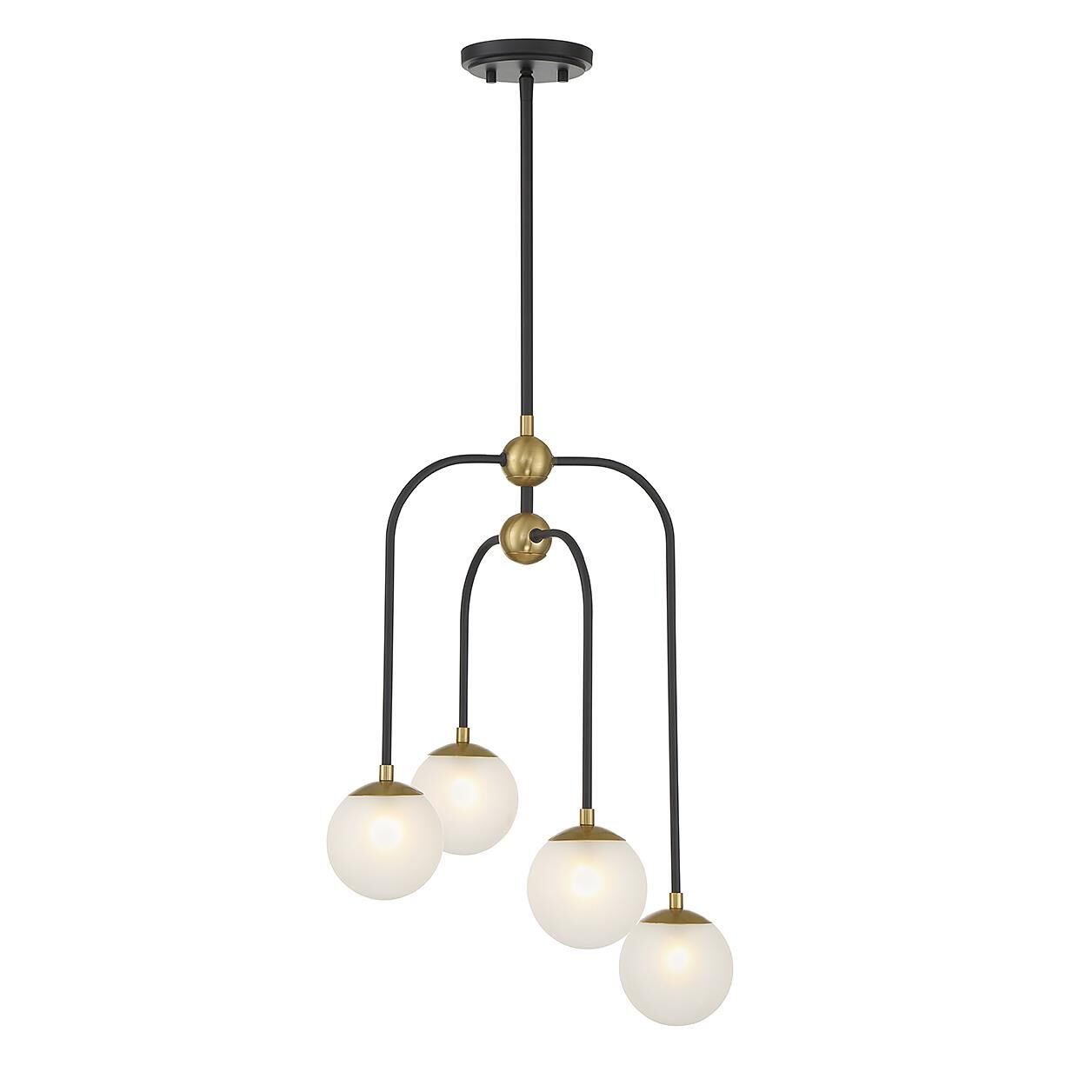 Couplet 16 Inch 4 Light Mini Chandelier by Savoy House