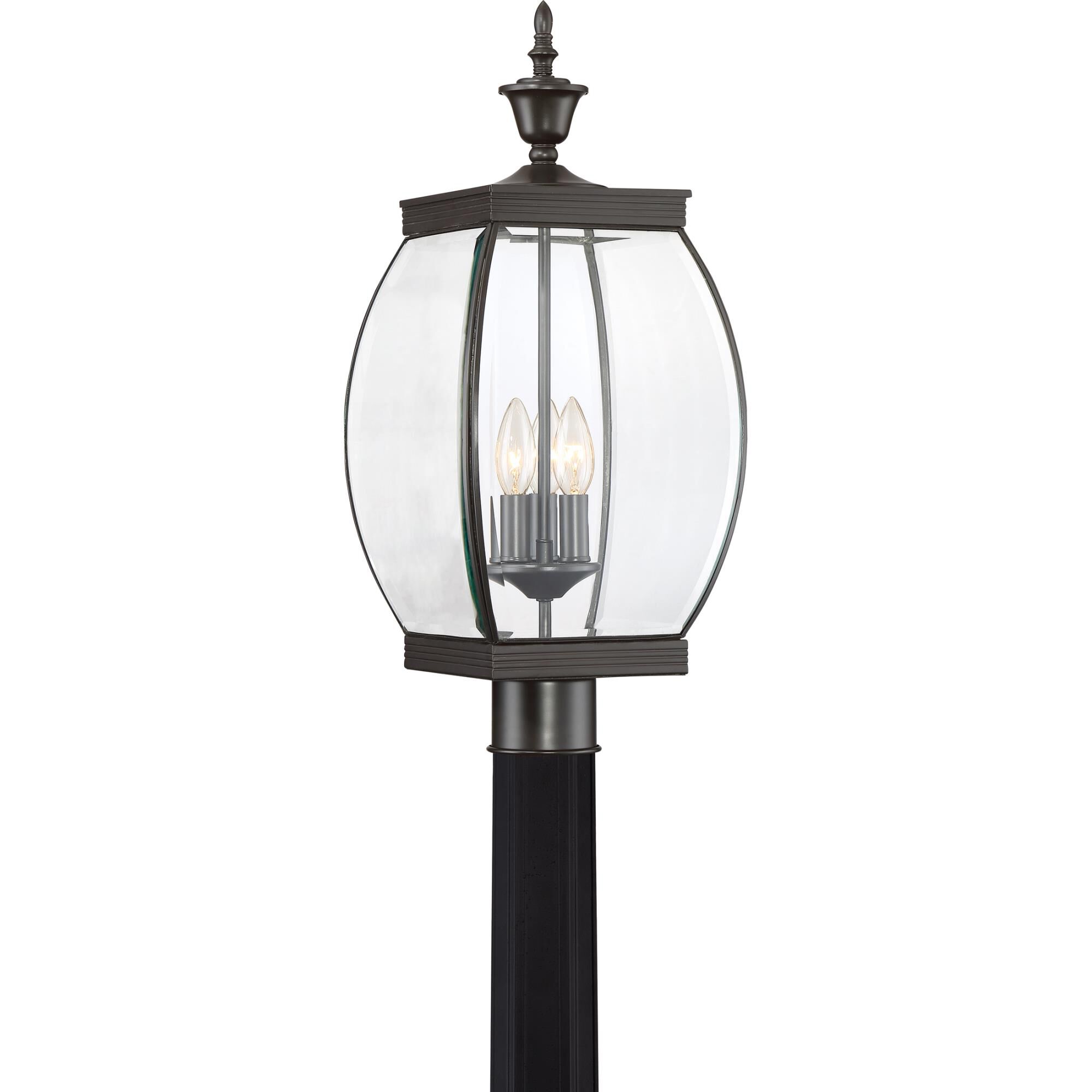 Oasis 22 Inch Tall 3 Light Outdoor Post Lamp by Quoizel