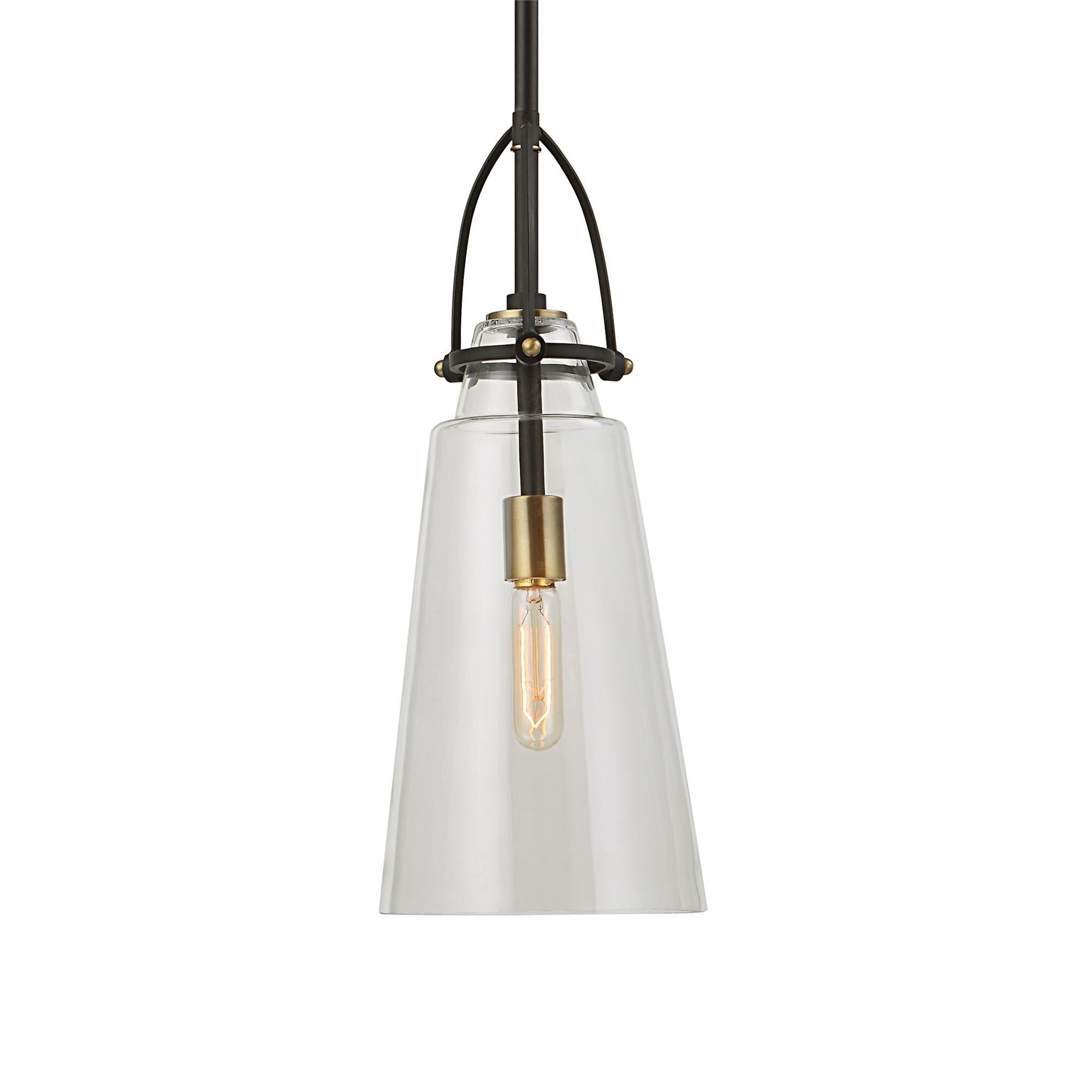 Shown in Black With Antique Brass Accents finish