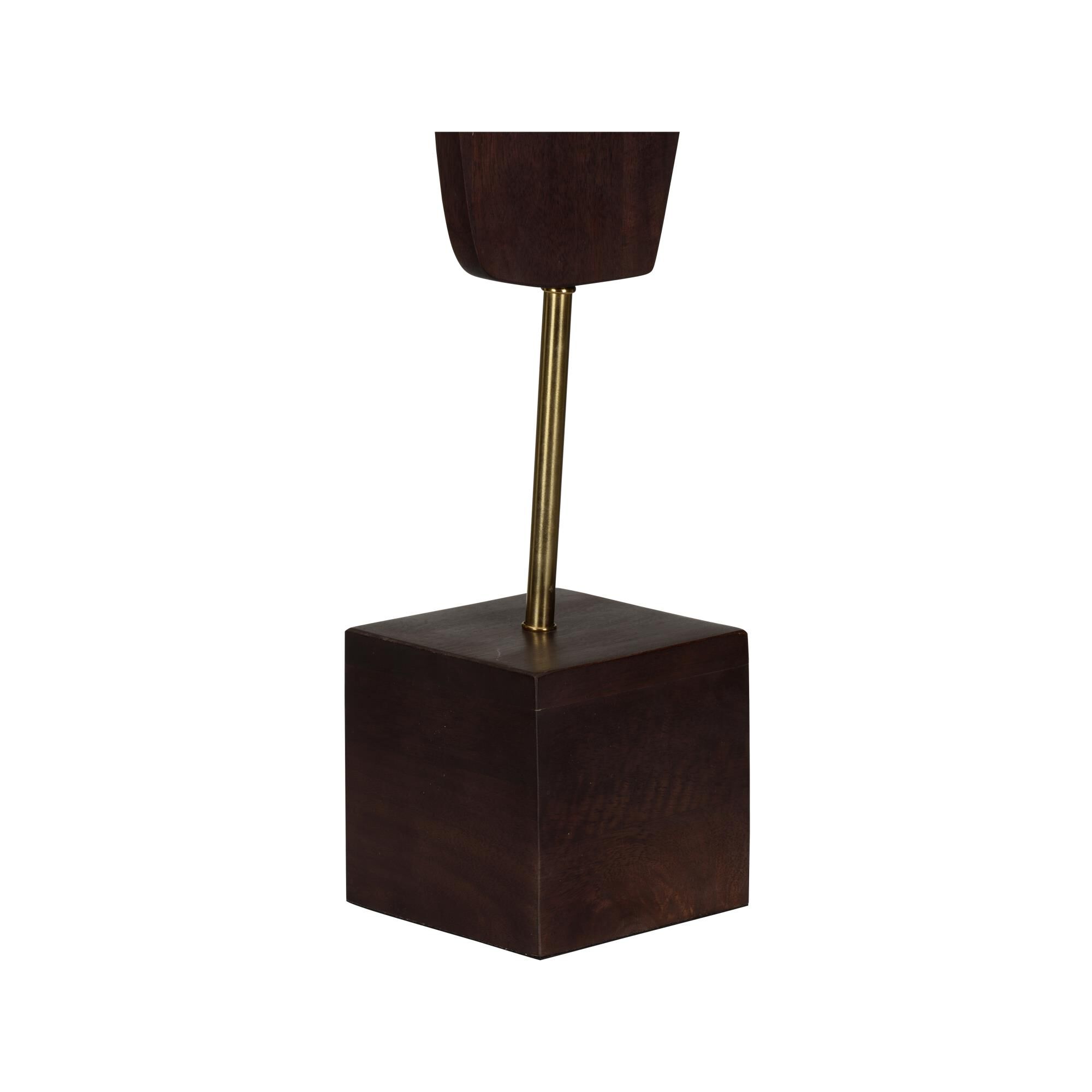 Shown in Brown and Gold finish