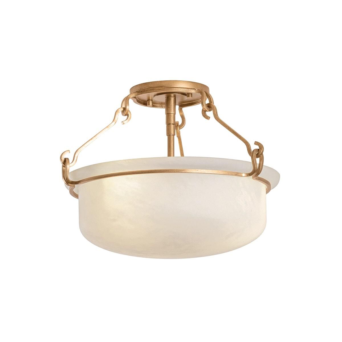 Lowerre 17 Inch Semi Flush Mount by Hudson Valley Lighting