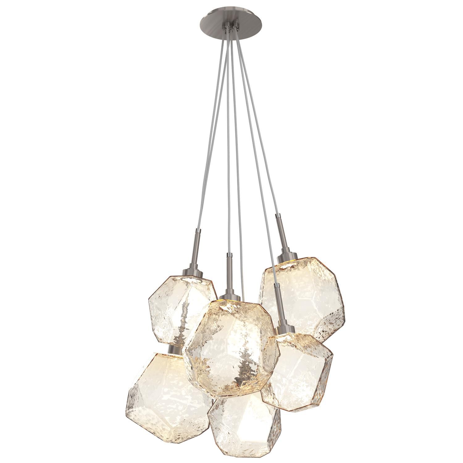 Gem 18 Inch 6 Light LED Multi Light Pendant by Hammerton Studio