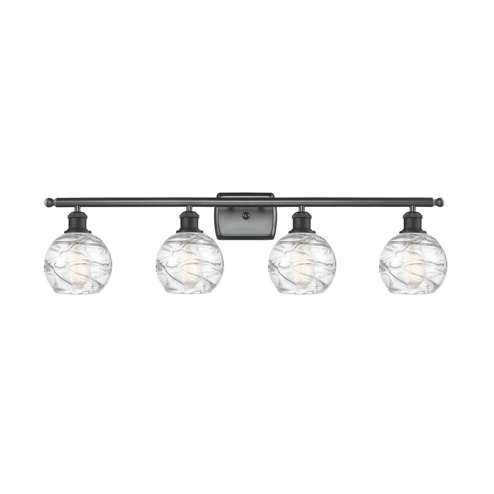 Bruno Marashlian Athens Deco Swirl 36 Inch Bath Vanity Light by Innovations Lighting