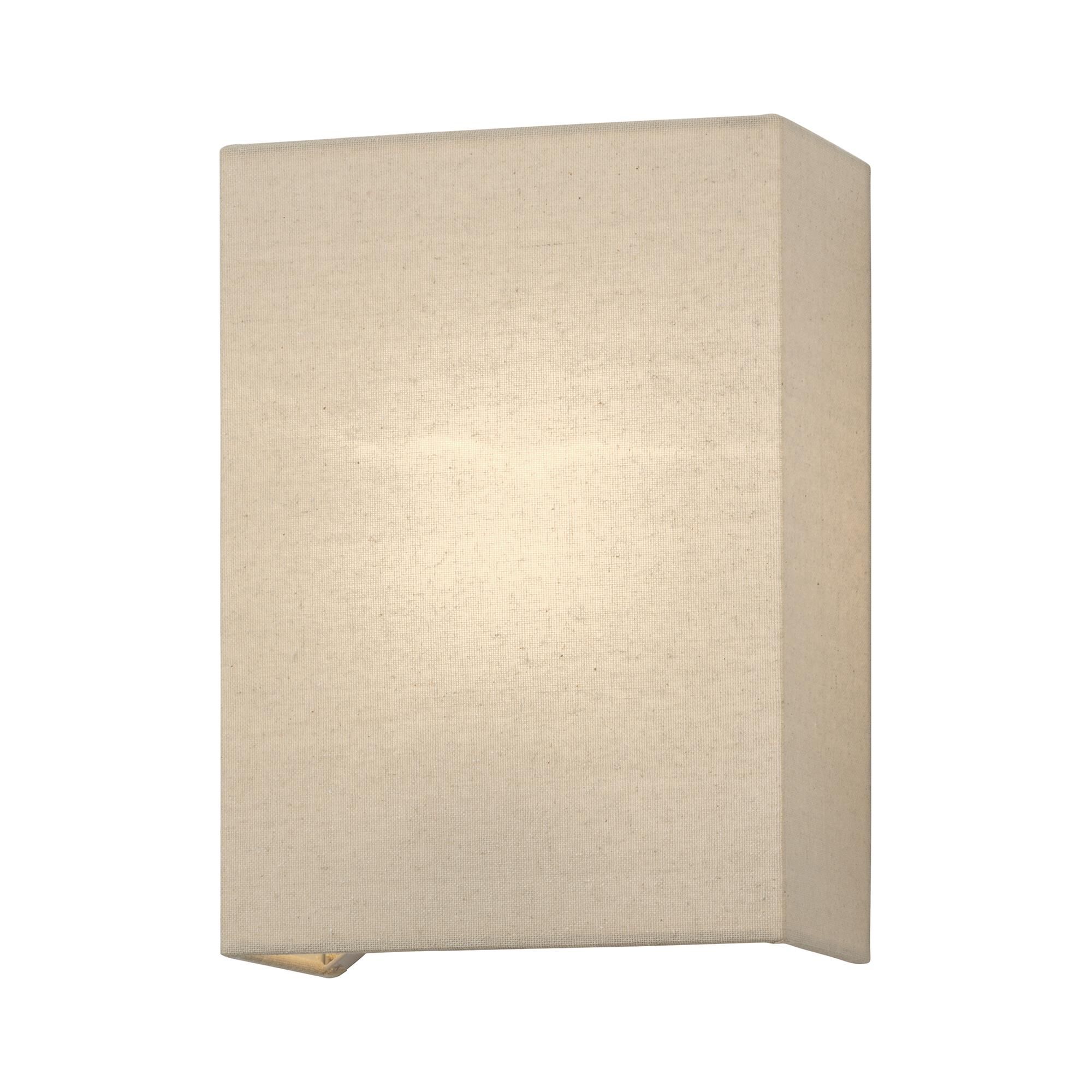 Shown in Antique Gold Leaf finish and Hand Crafted Parchment Color Hardback Fabric with White Color Inside shade