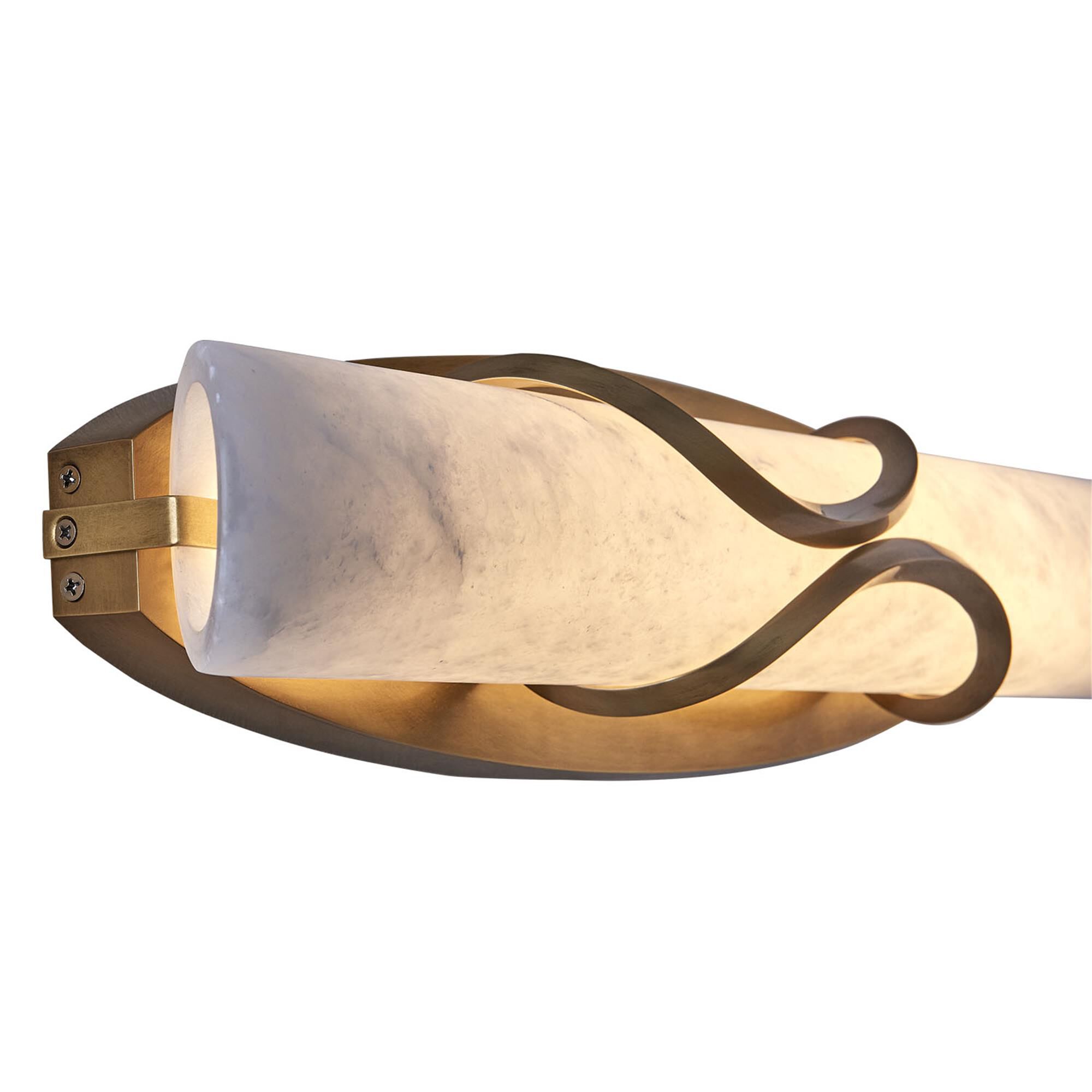 Gypsum 23 Inch Wall Sconce,
