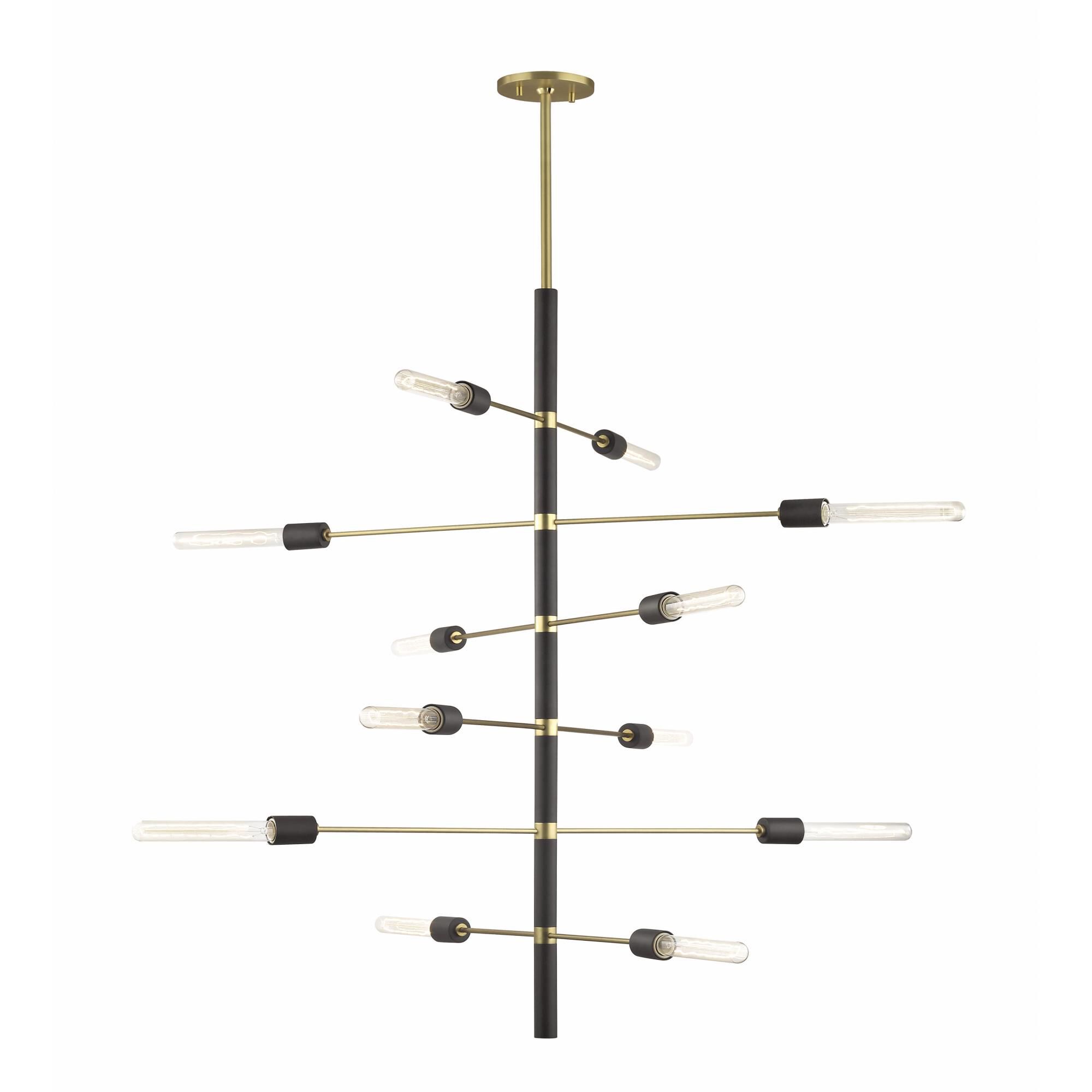 Shown in Aged Brass finish and Black accent