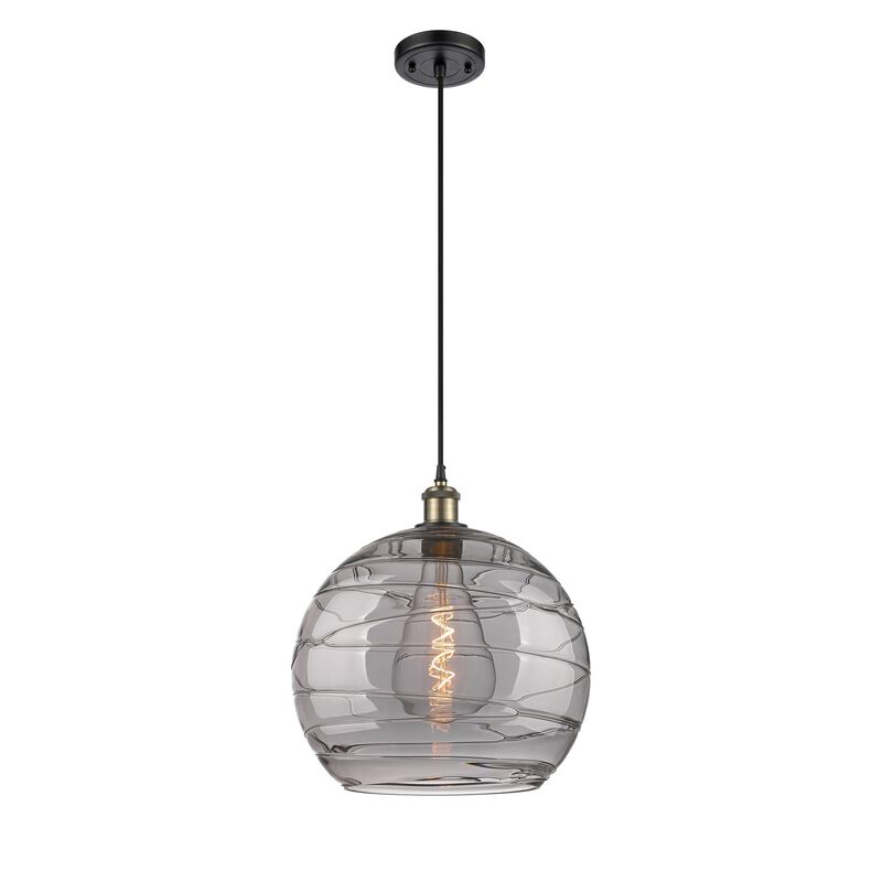 Bruno Marashlian Athens Deco Swirl 14 Inch Large Pendant by Innovations Lighting