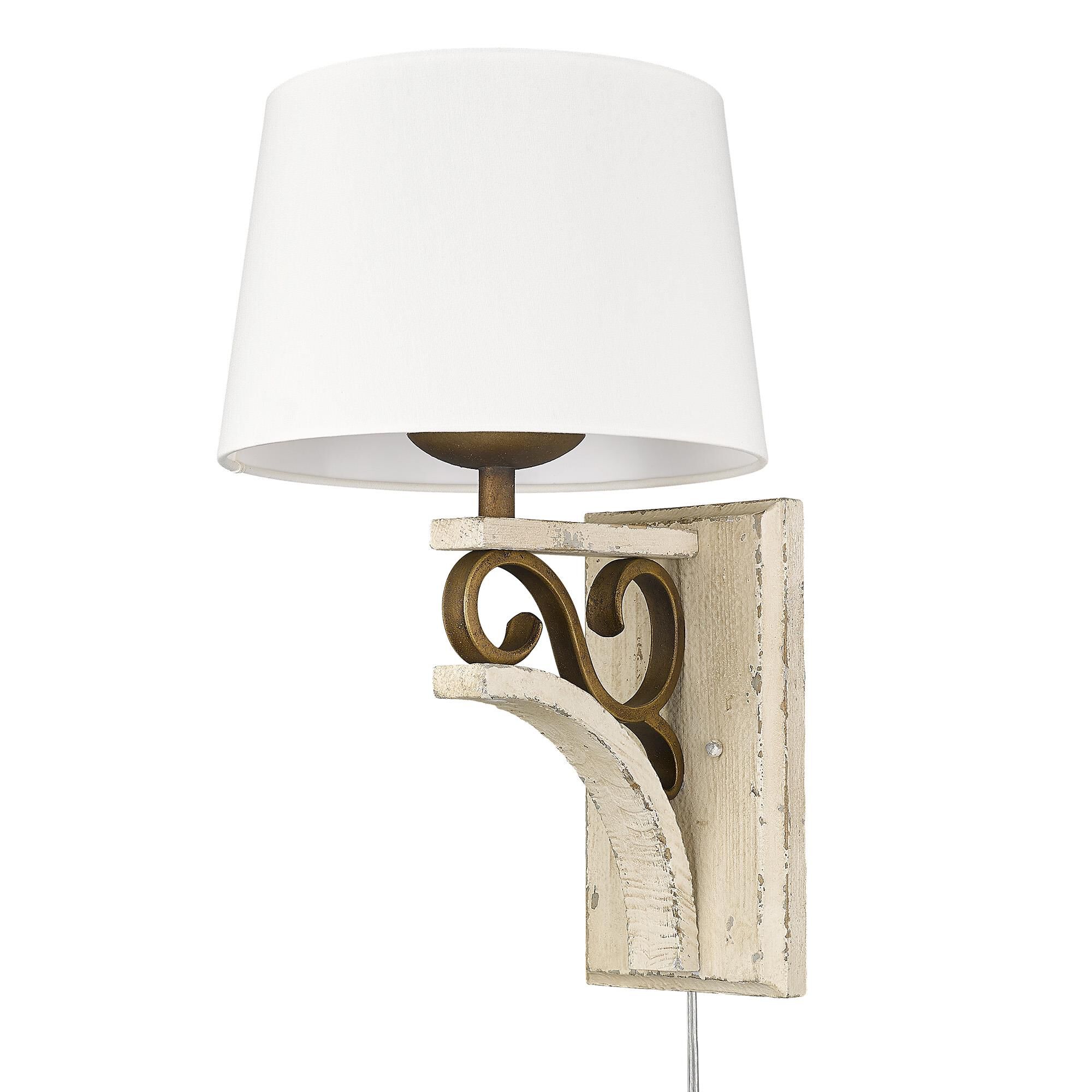 Solay 12 Inch Wall Sconce by Golden Lighting