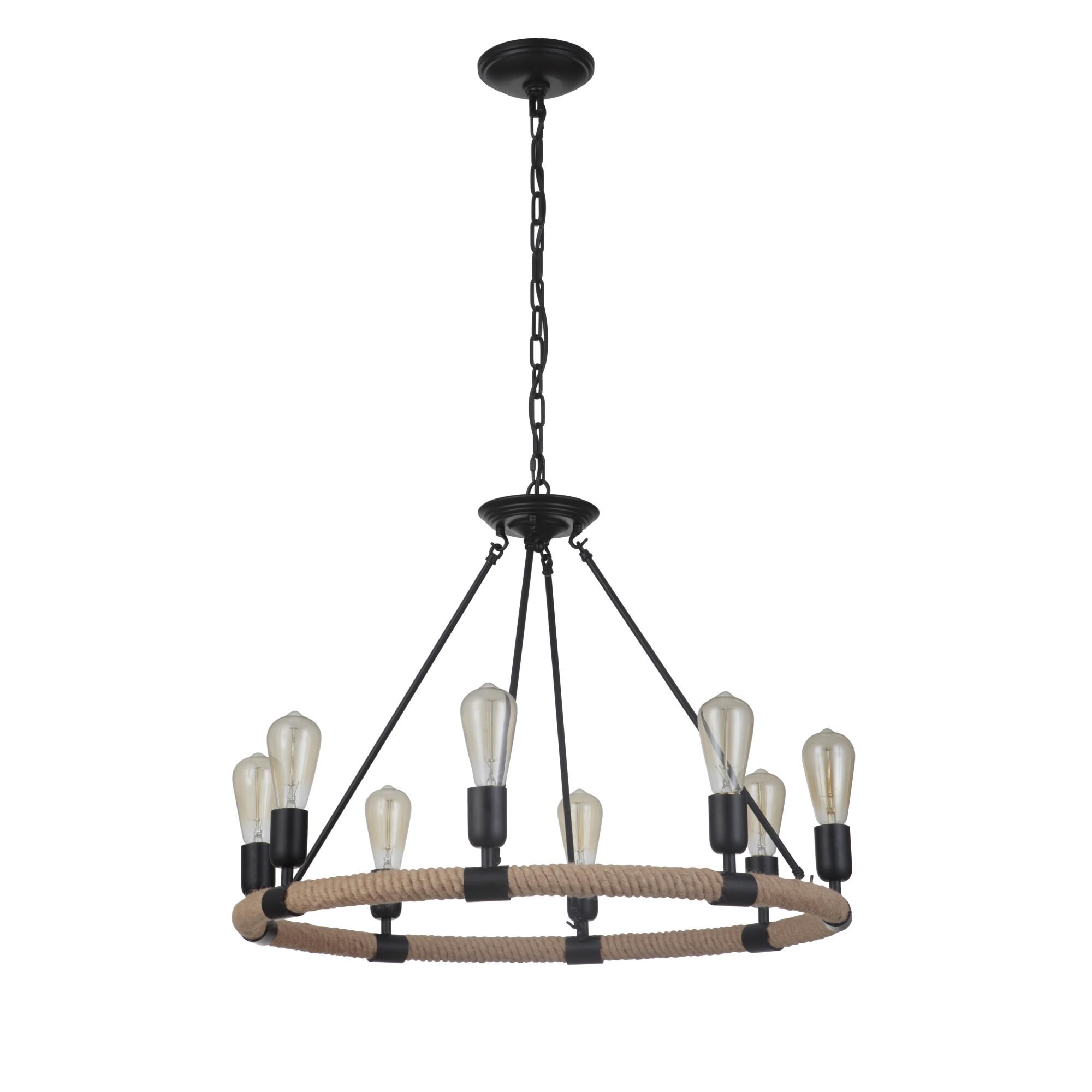 Dillon 30 Inch 8 Light Chandelier by Craftmade