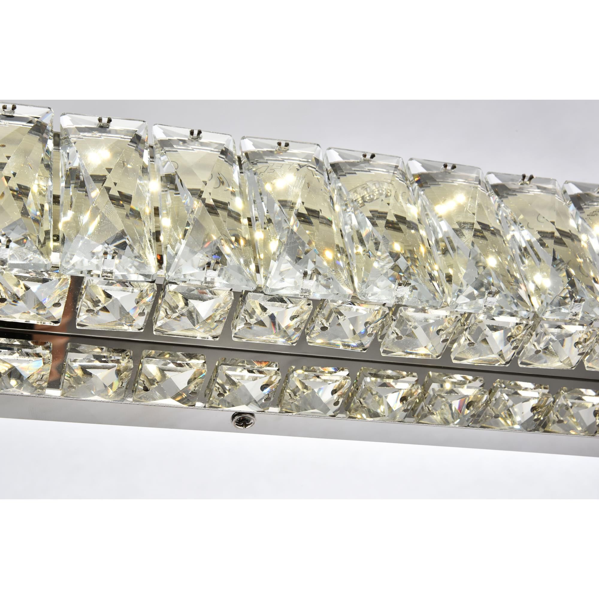 Shown in Chrome finish and Clear Royal Cut crystal