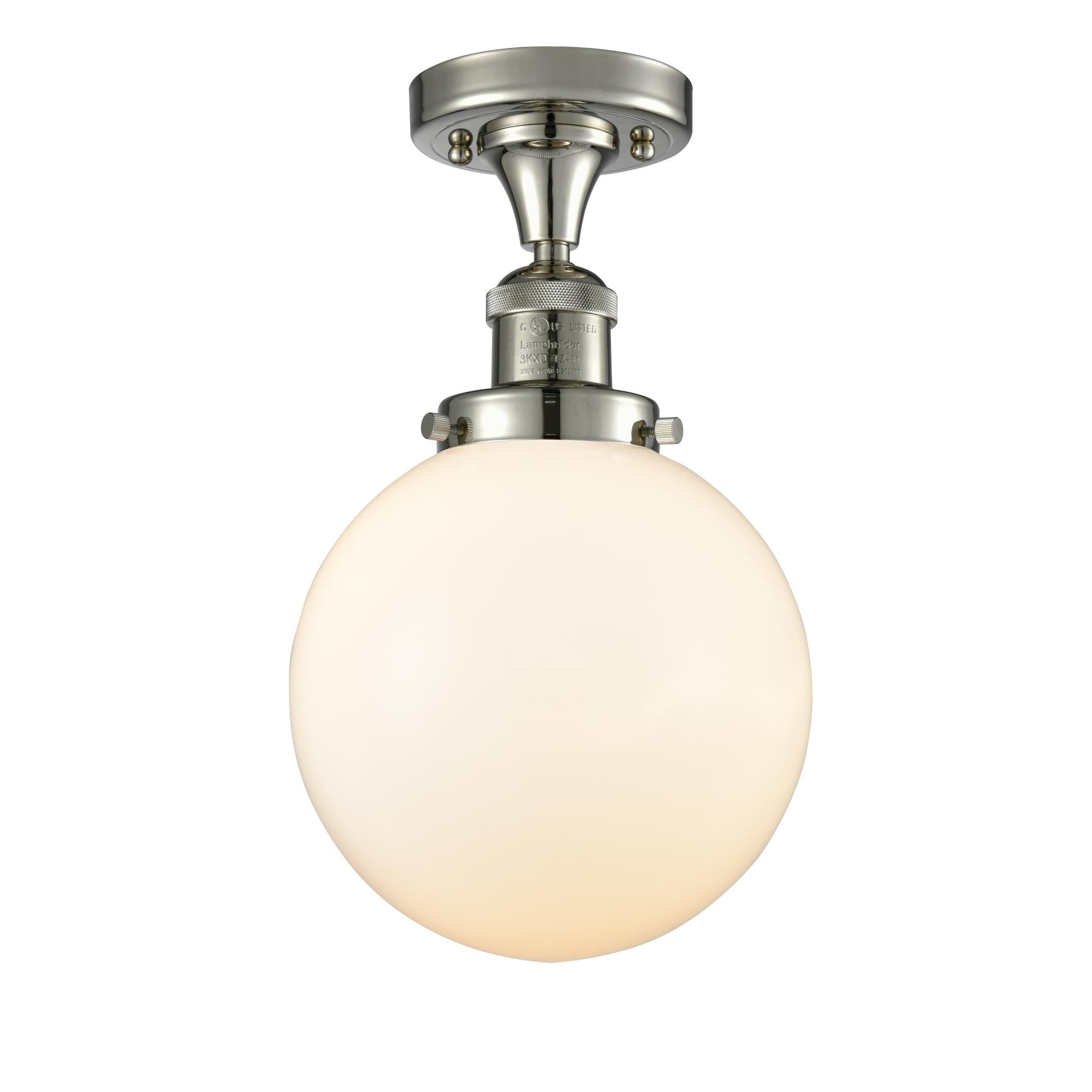 Bruno Marashlian Beacon 8 Inch 1 Light Semi Flush Mount by Innovations Lighting