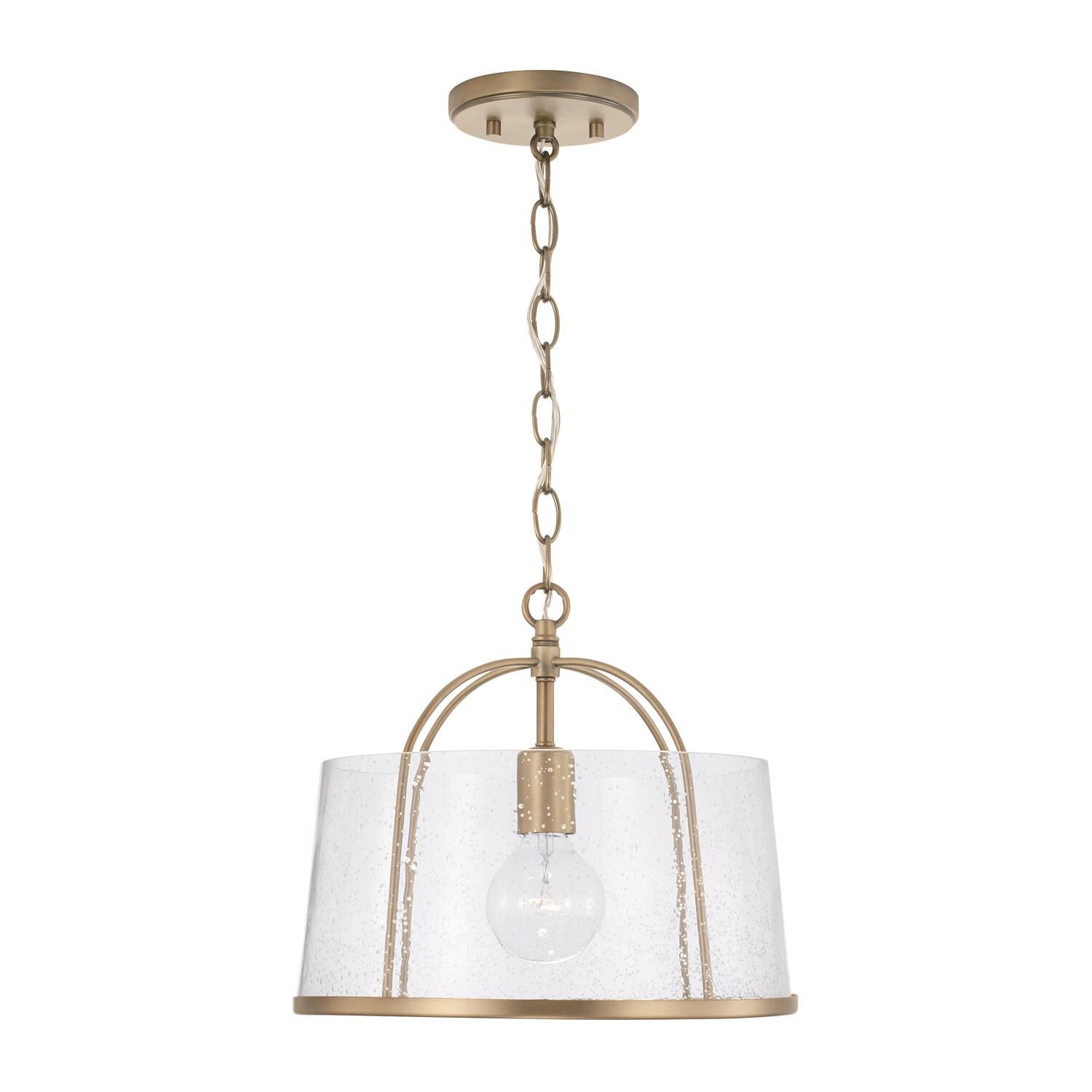 Madison 13 Inch 1 Light Semi Flush Mount by Homeplace by Capital Lighting Fixture Company
