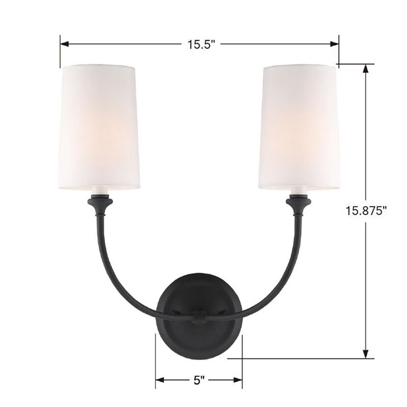 Libby Langdon Sylvan 15 Inch Wall Sconce by Crystorama