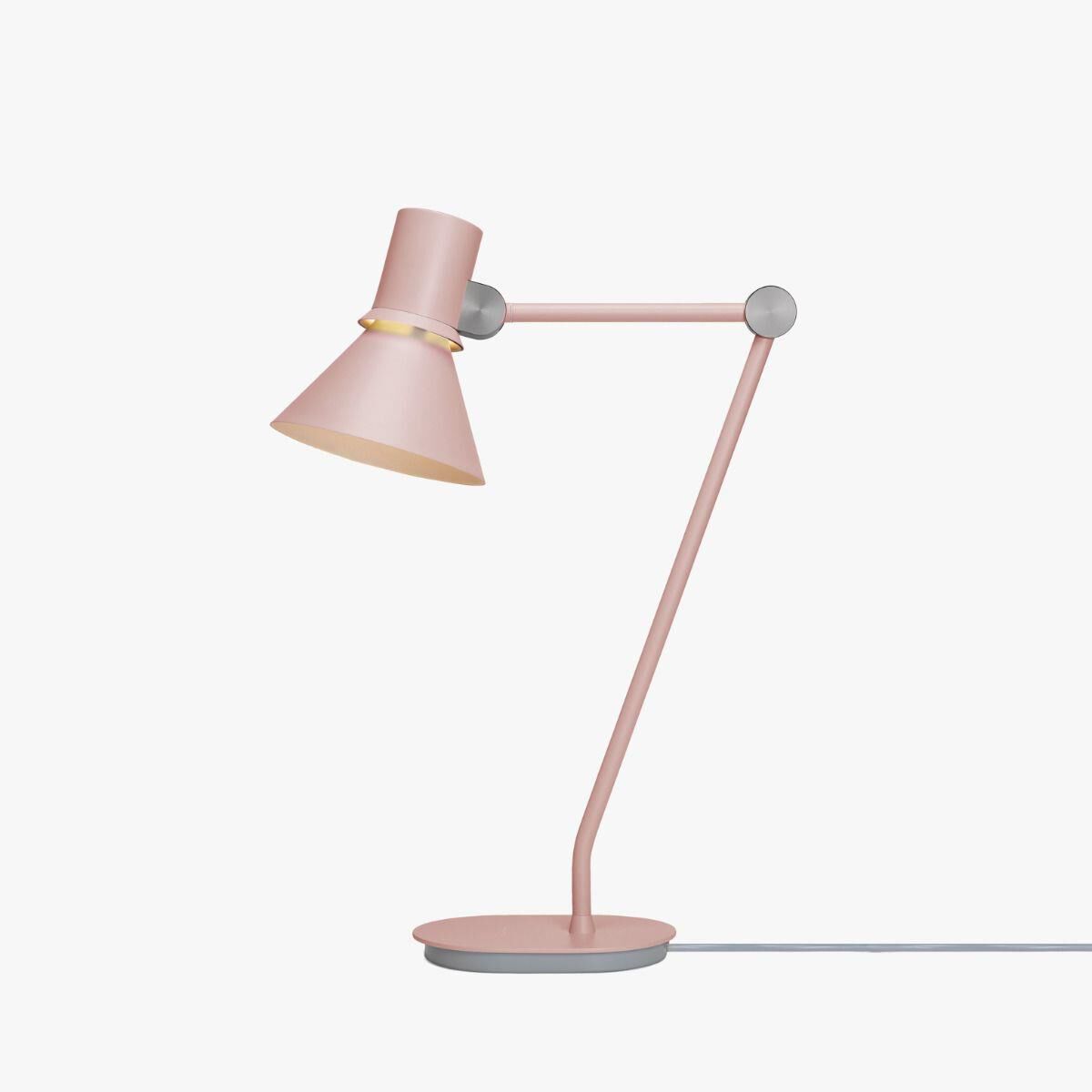 Shown in Rose Pink finish and Aluminum shade