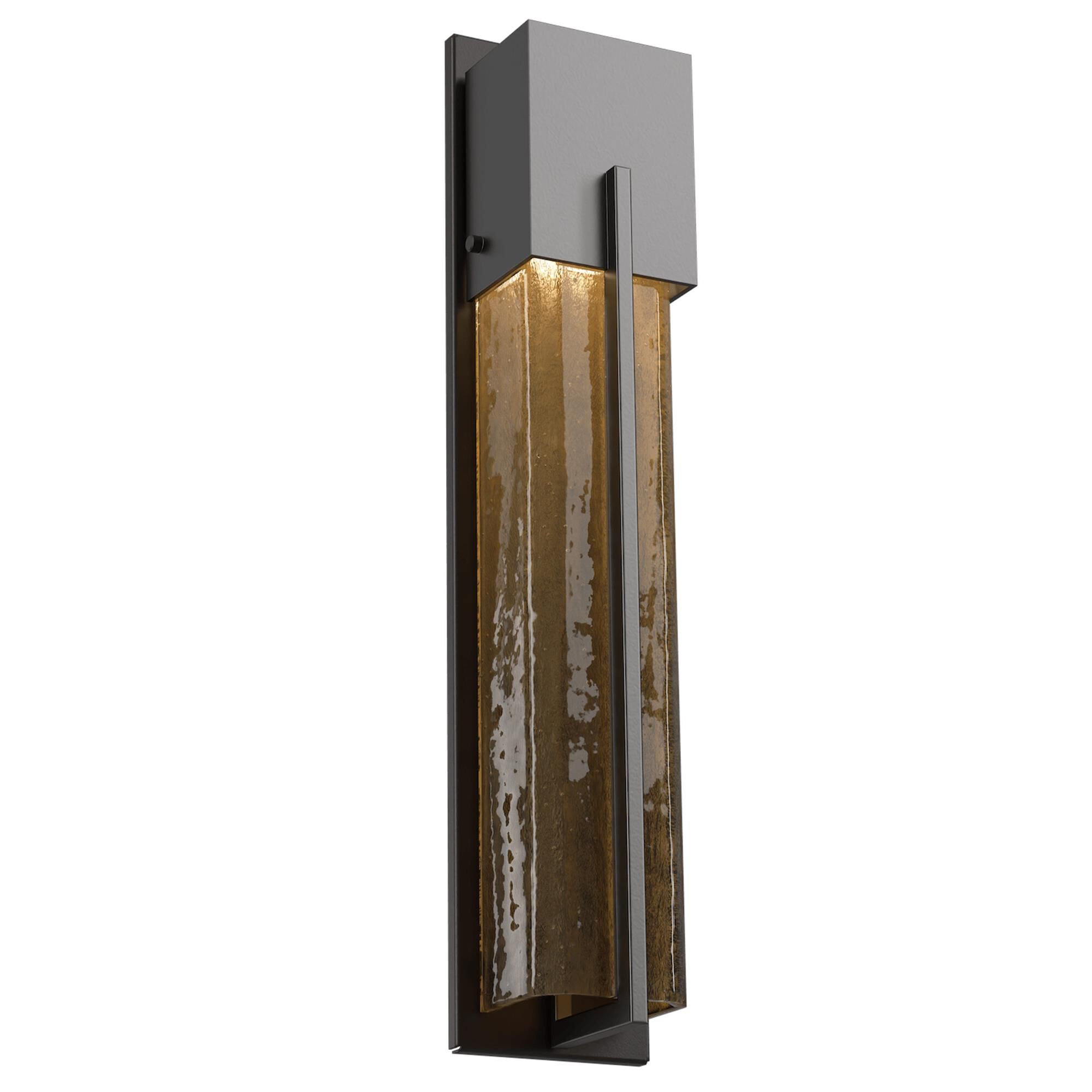 Hammerton Studio Square Glass 23 Inch Tall Outdoor Wall Light