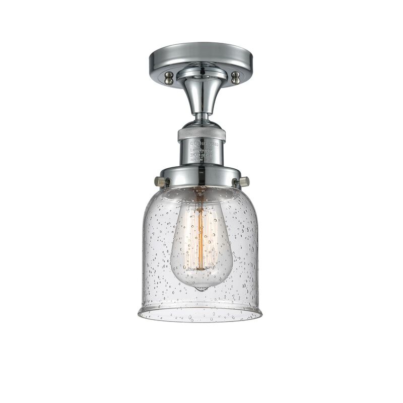 Bruno Marashlian Small Bell 5 Inch 1 Light Semi Flush Mount by Innovations Lighting