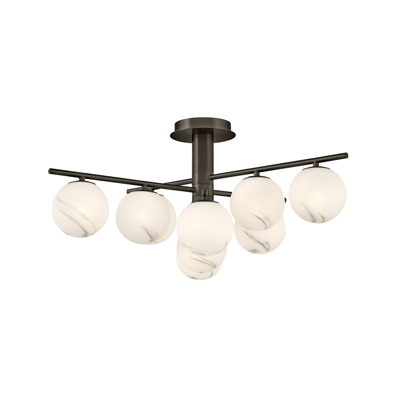 Selene 30 Inch Semi Flush Mount by Fredrick Ramond