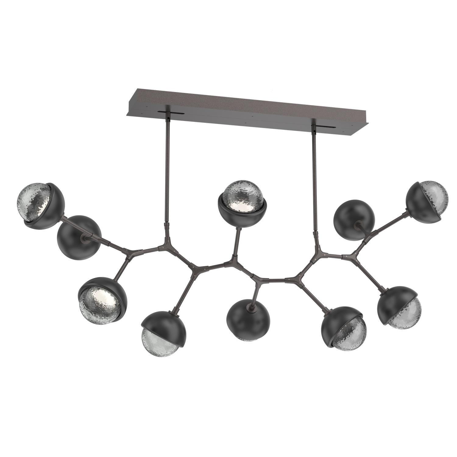 Shown in Graphite finish and Smoke glass and Matte Black accent