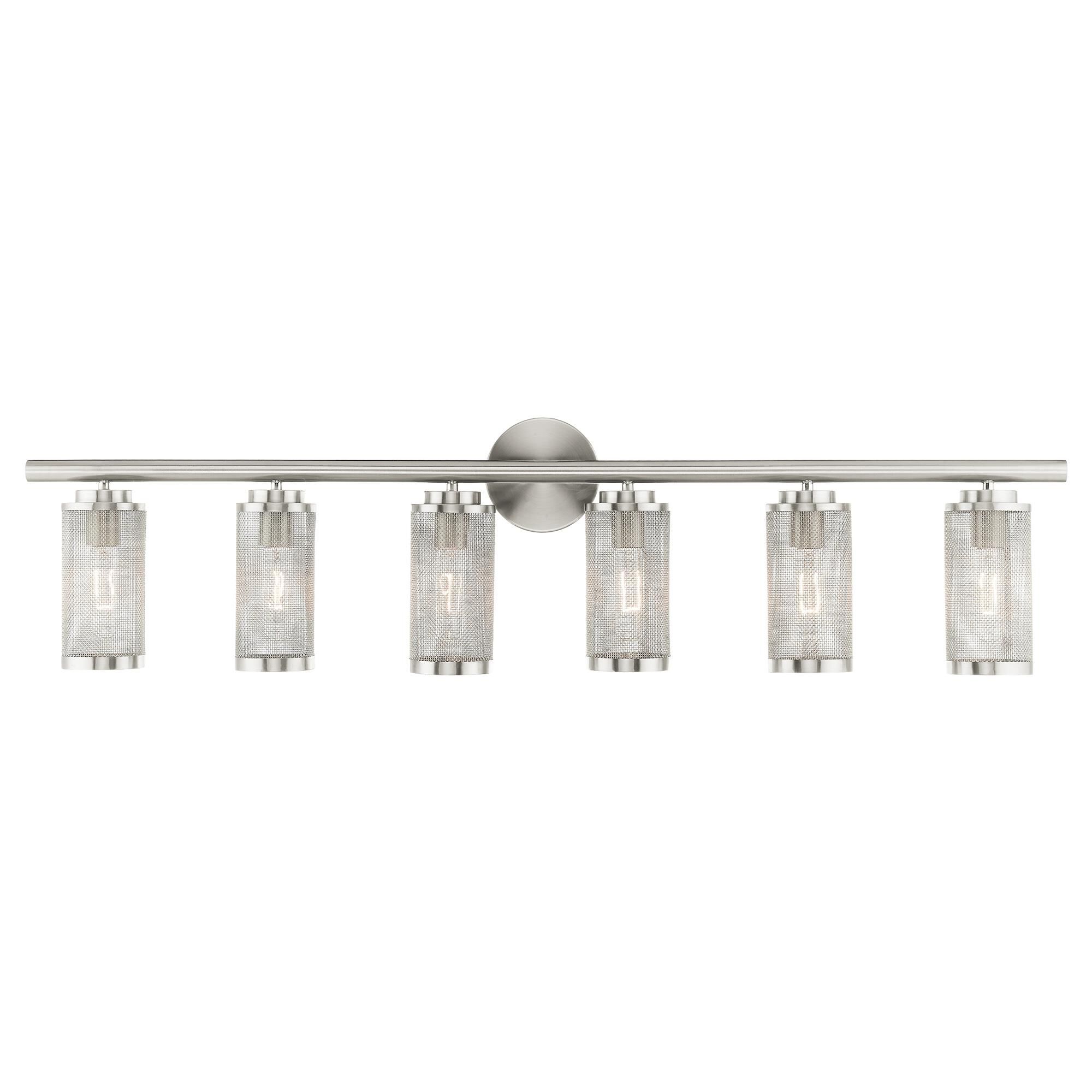 Industro 44 Inch 6 Light Bath Vanity Light by Livex Lighting