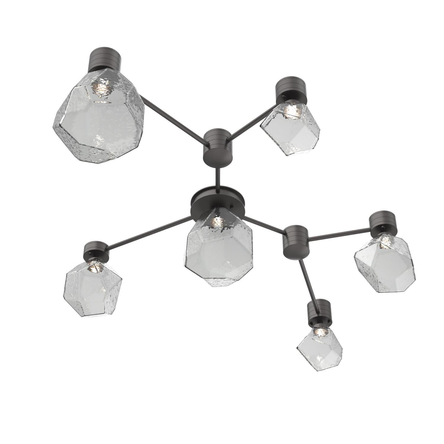 Levi Wilson Gem 38 Inch Semi Flush Mount by Hammerton Studio
