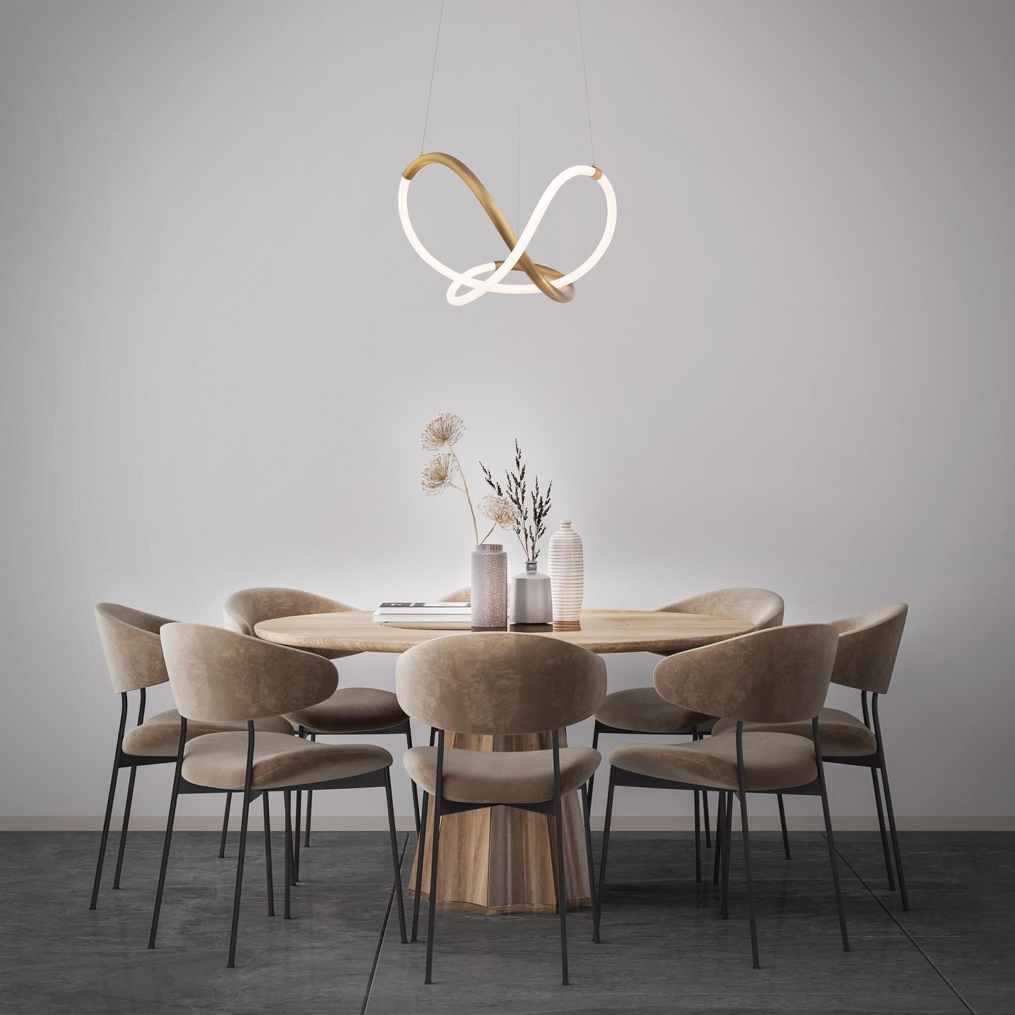 dweLED Solo 23 Inch LED Chandelier