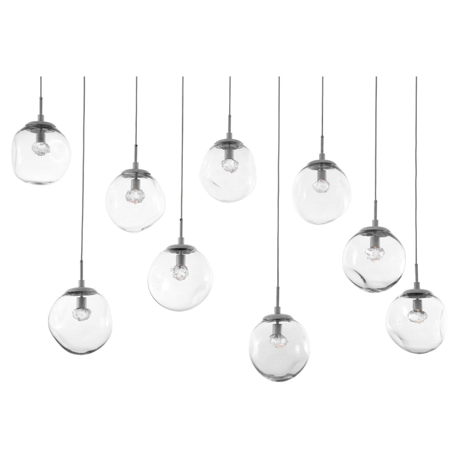 Aster 70 Inch 9 Light Multi Light Pendant by Hammerton Studio