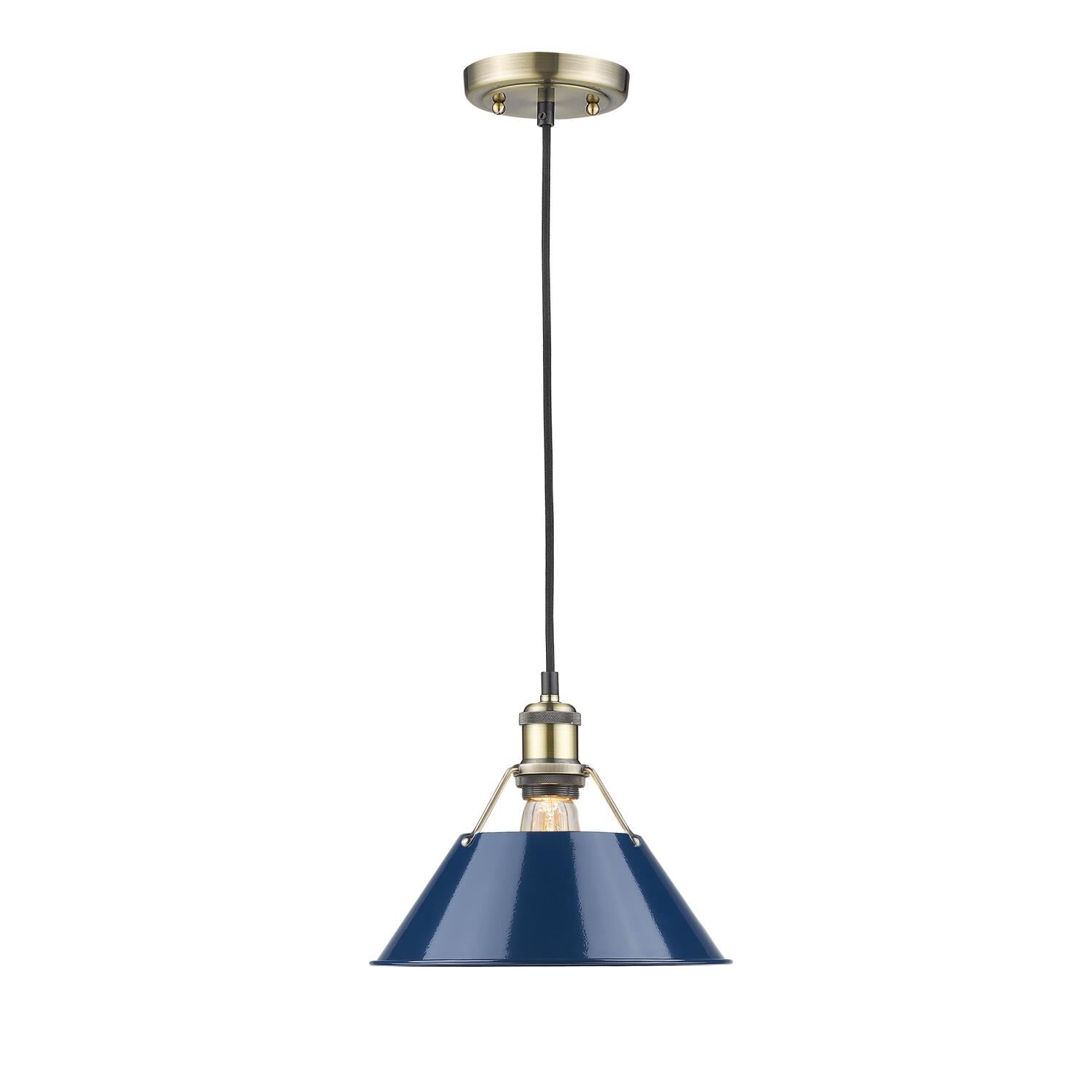 Orwell 10 Inch Mini Pendant by Golden Lighting