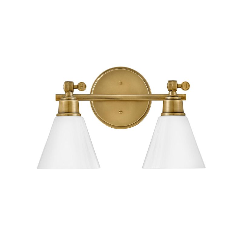 Arti 16 Inch 2 Light Bath Vanity Light by Hinkley