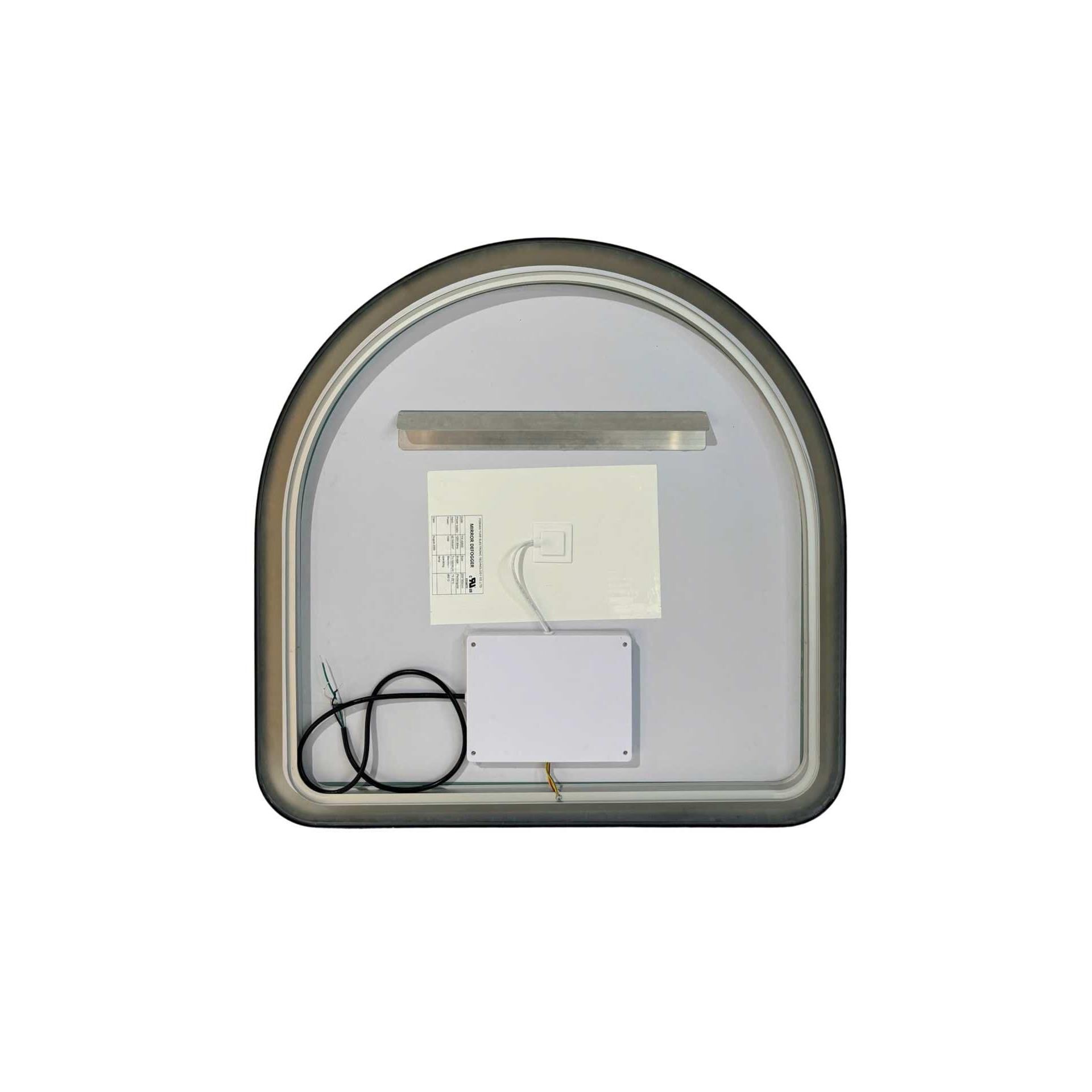 Harmoni 30 Inch Arched LED Lighted Mirror by Elegant Decor