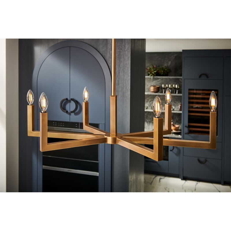 Ezra Small Linear Chandelier by Hinkley