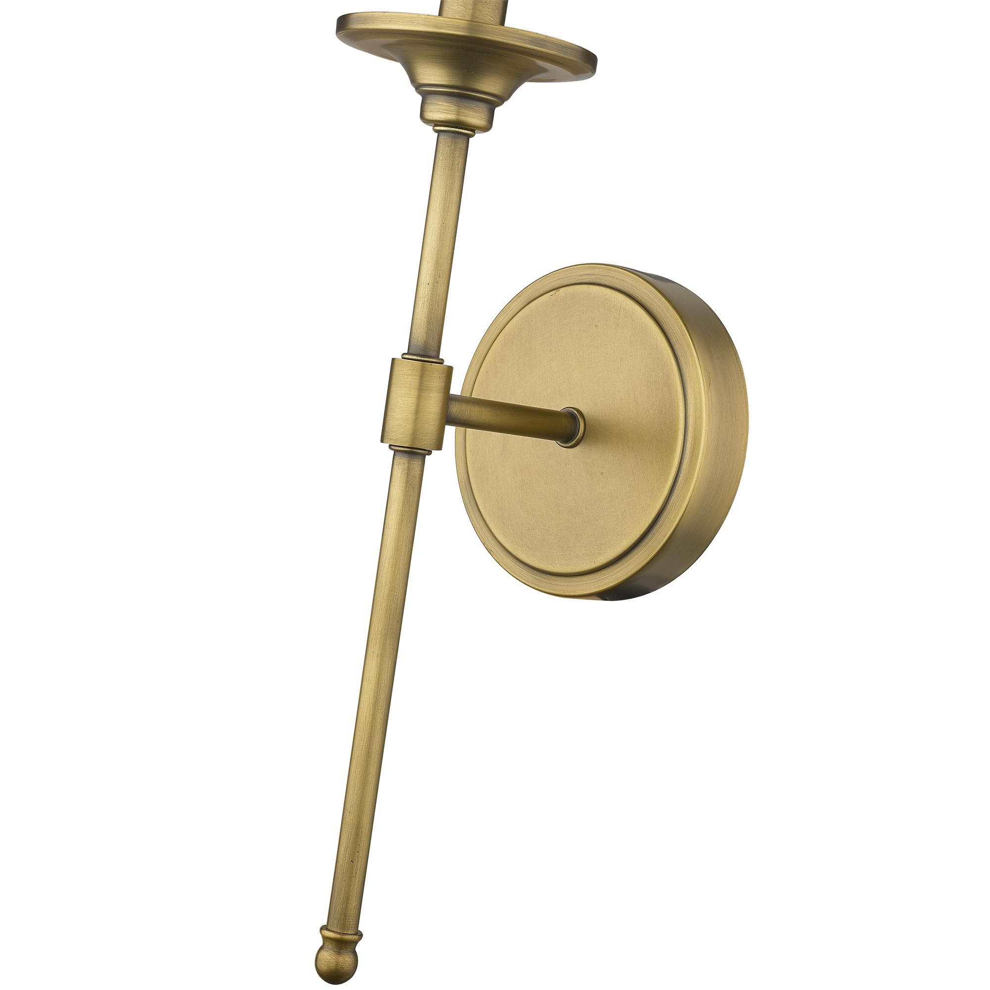 Shown in Rubbed Brass finish and Cloth Cover glass and Cloth Cover shade