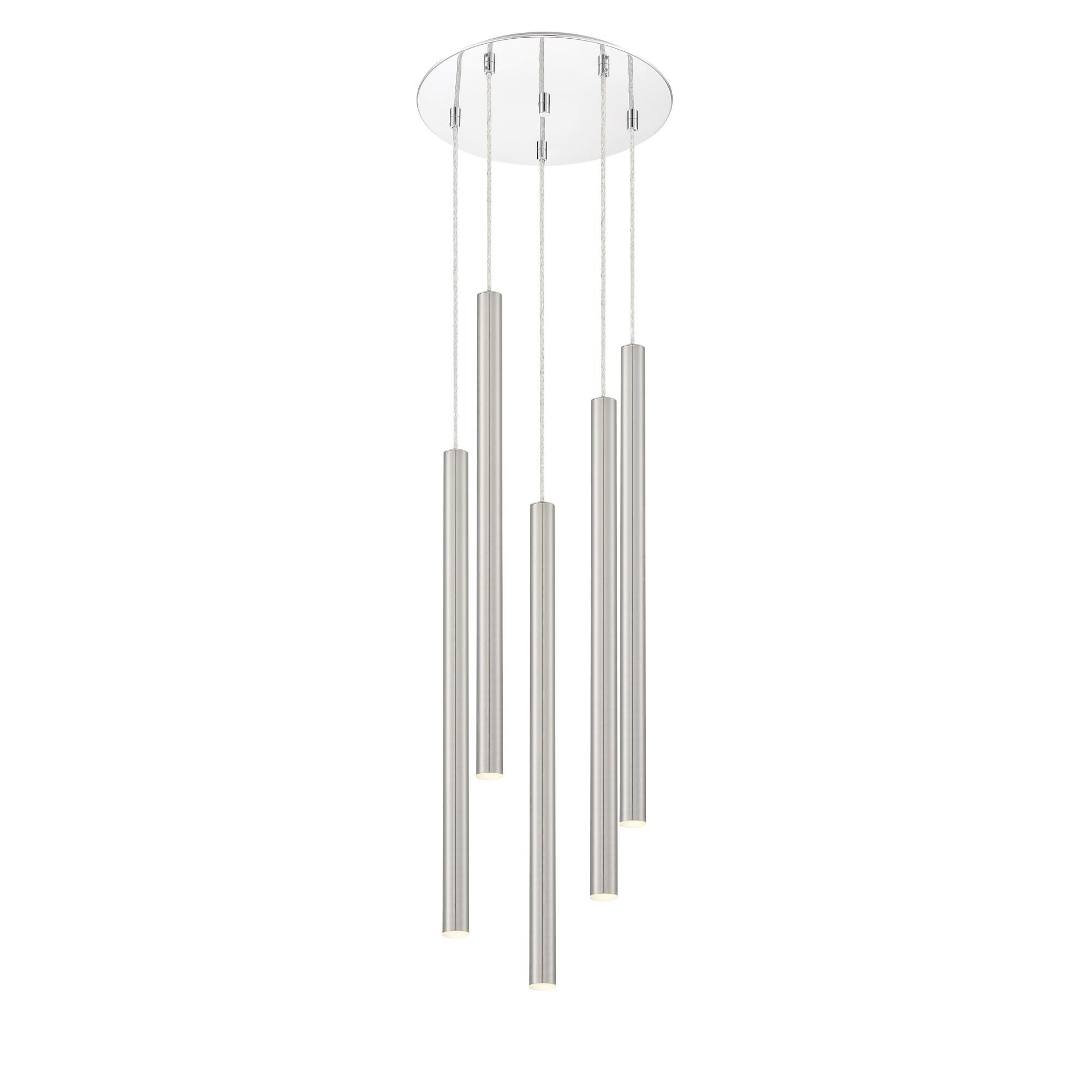 Shown in Chrome finish and Steel glass and Steel shade