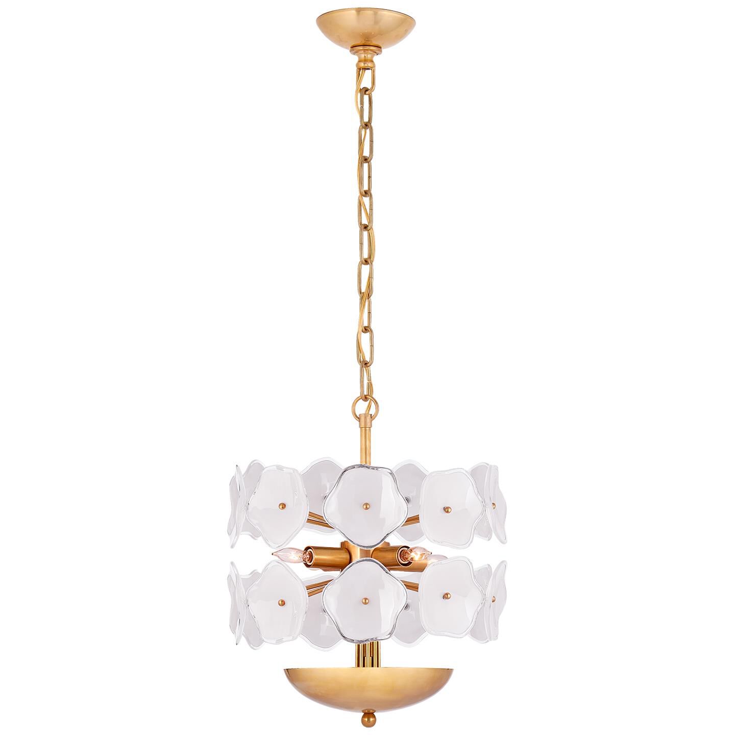 kate spade new york Leighton 13 Inch 4 Light Mini Chandelier by Visual Comfort Signature Collection