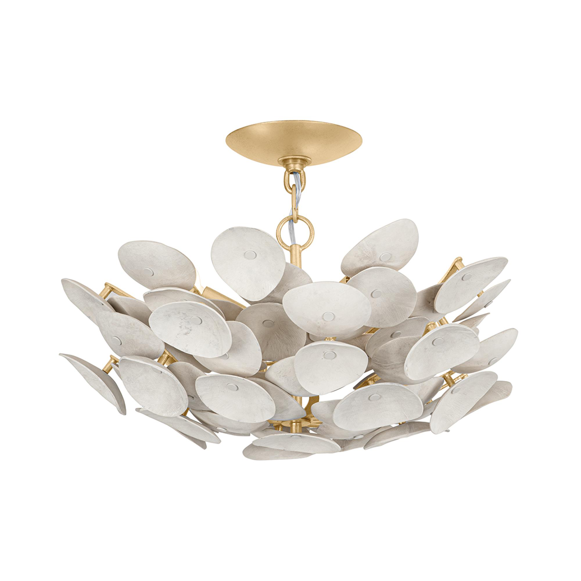 Aimi 20 Inch 3 Light Semi Flush Mount,