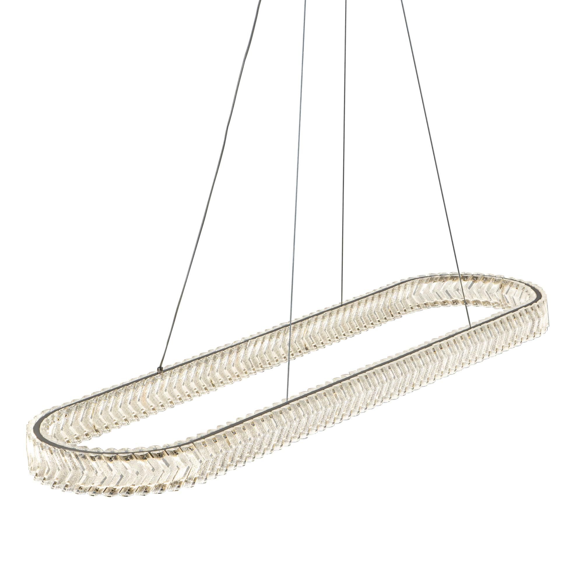 Chevron 47 Inch Linear Suspension Light by Artcraft