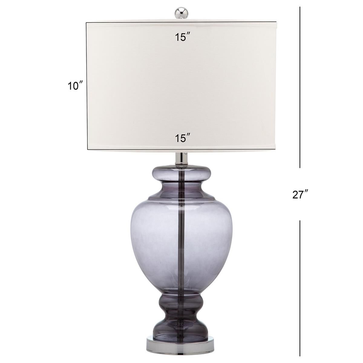 Shown in Smoking Grey finish and Off White Cotton shade