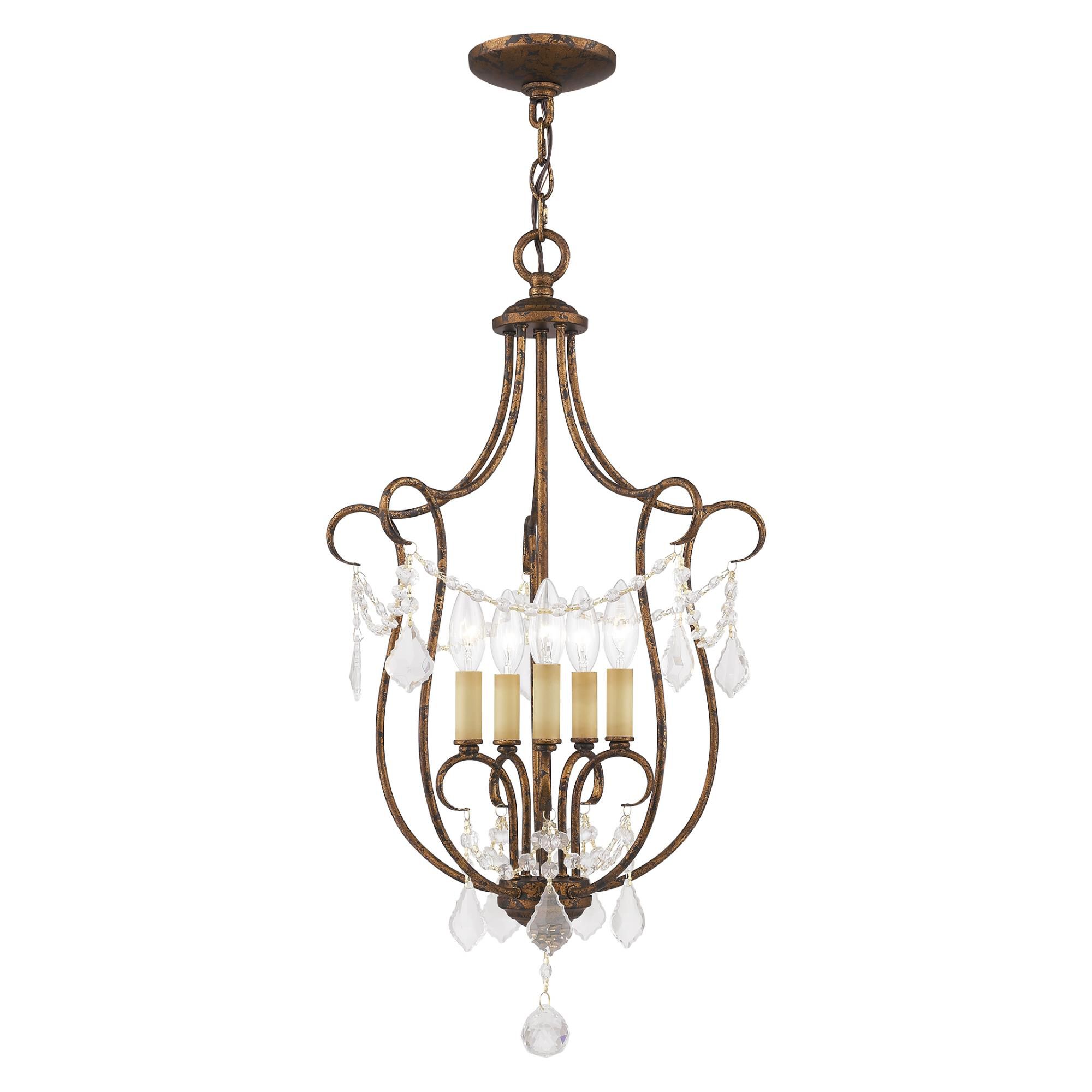 Chesterfield 16 Inch Cage Pendant by Livex Lighting